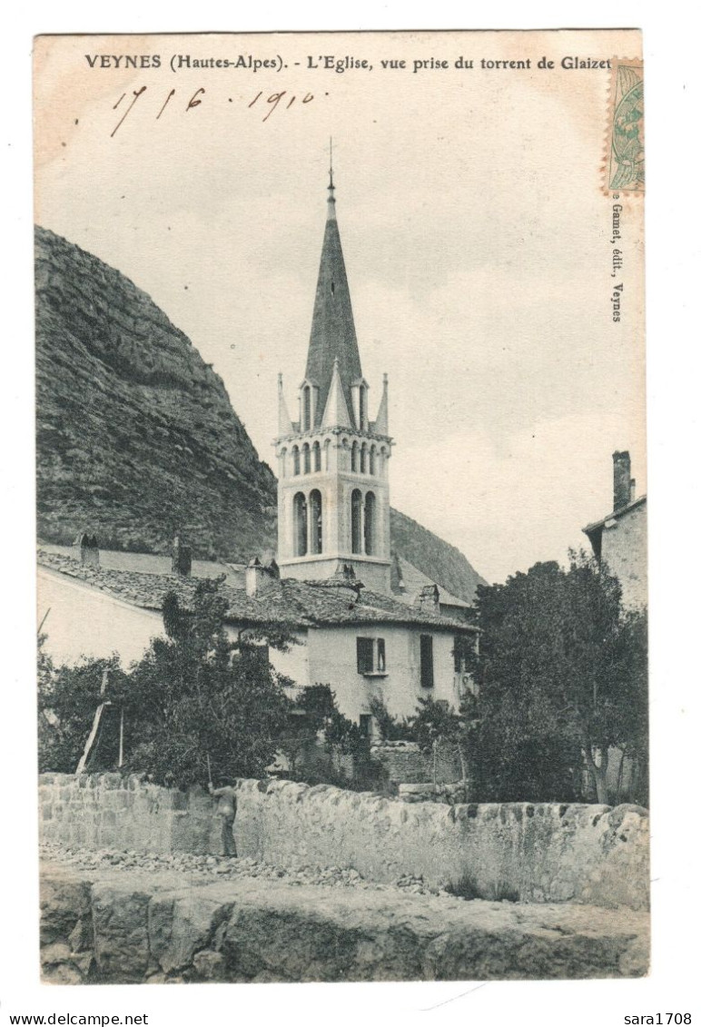 05 VEYNES, L'église Prise Du Torrent De Glaizette - Sonstige & Ohne Zuordnung