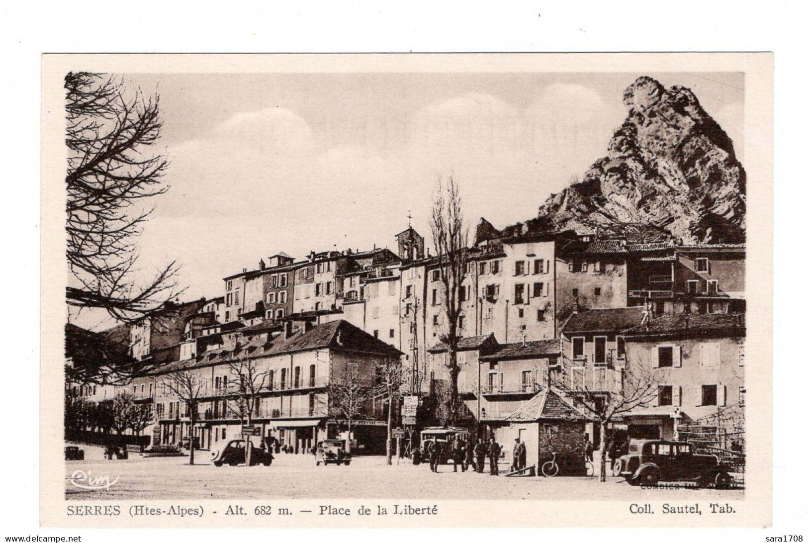 05 SERRES, Place De La Liberté. Coll SAUTEL, Tabac. - Sonstige & Ohne Zuordnung