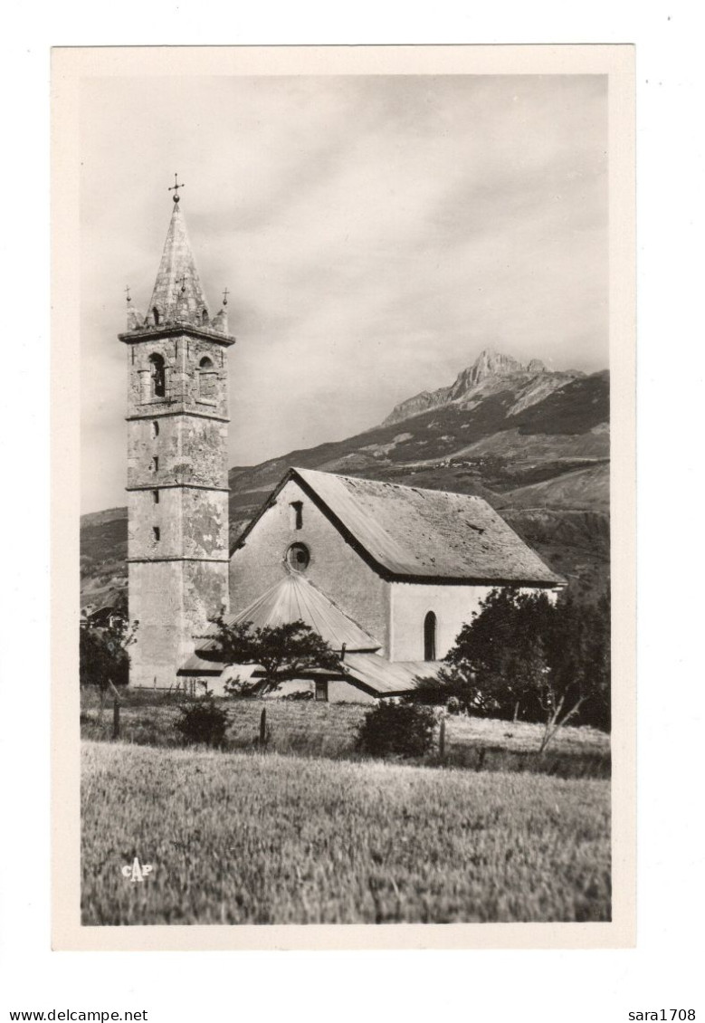 05 SAVINES, Village Disparue Sous Les Eaux Du Lac De Serre Ponçon. L'église Et Le Pic De Chabrières. - Sonstige & Ohne Zuordnung