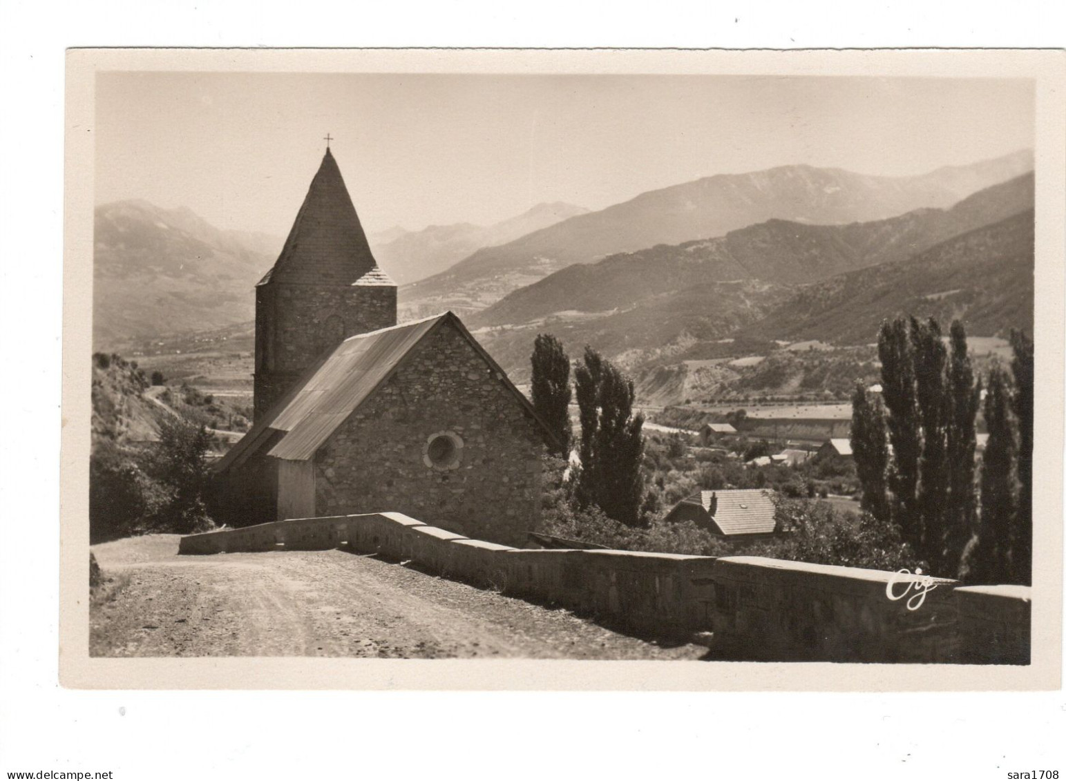 05 SAVINES, Village Disparu Sous Les Eaux Du Lac De Serre Ponçon. La Chapelle Vue Du Haut Du Village.  - Sonstige & Ohne Zuordnung