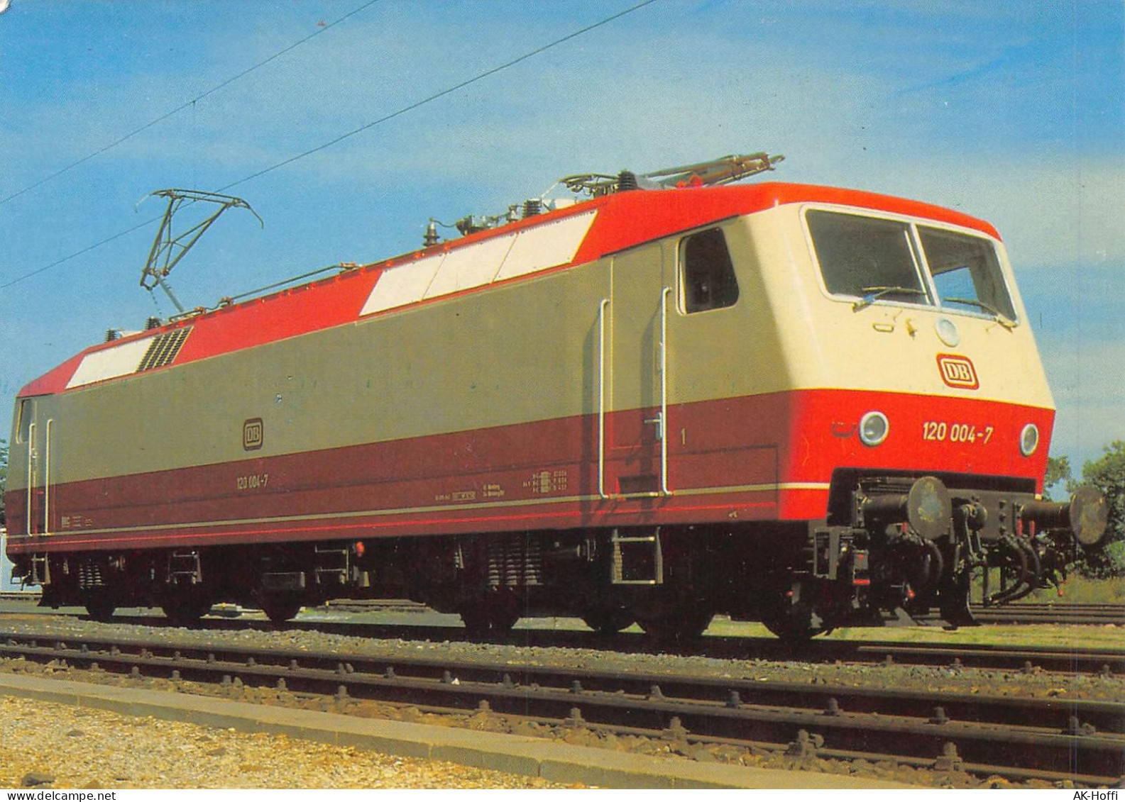 Deutsche Bahn - Baureihe 120 Lokomotive Schweren Güter- Und Schnellzugdienst - Trains