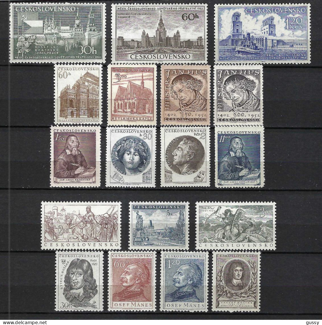 TCHECOSLOVAQUIE Ca.1945-59: Lot De Neufs* - Unused Stamps