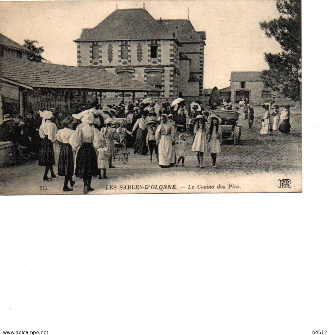 85 LES SABLES D OLONNE Le Casino Des Pins 1919 - Sables D'Olonne