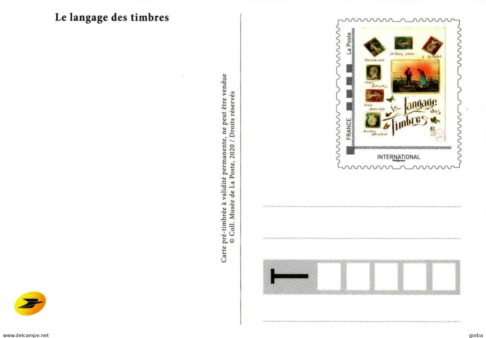 *Carte Maximum Entier Postal - Le Langage Des Timbres - Neuve - Sonderganzsachen