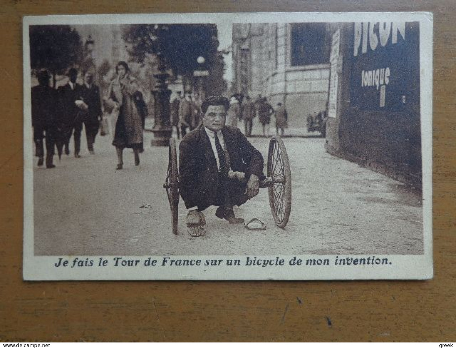 Je Fais Le Tour De France Sur Un Bicycle De Mon Invention --> Onbeschreven - Cycling