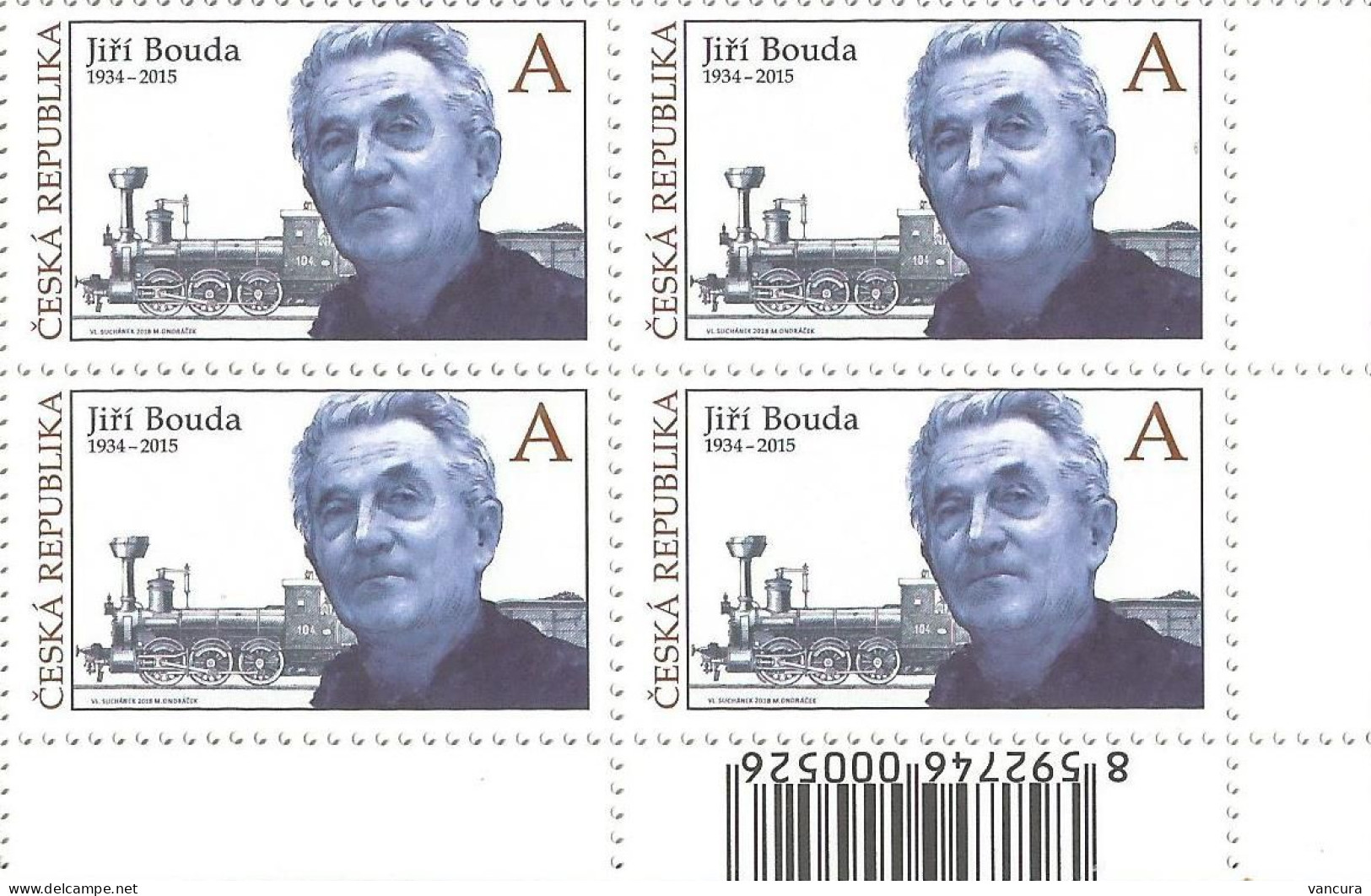 958 Czech Republic Jiri Bouda Anniversary 2018 - Unused Stamps
