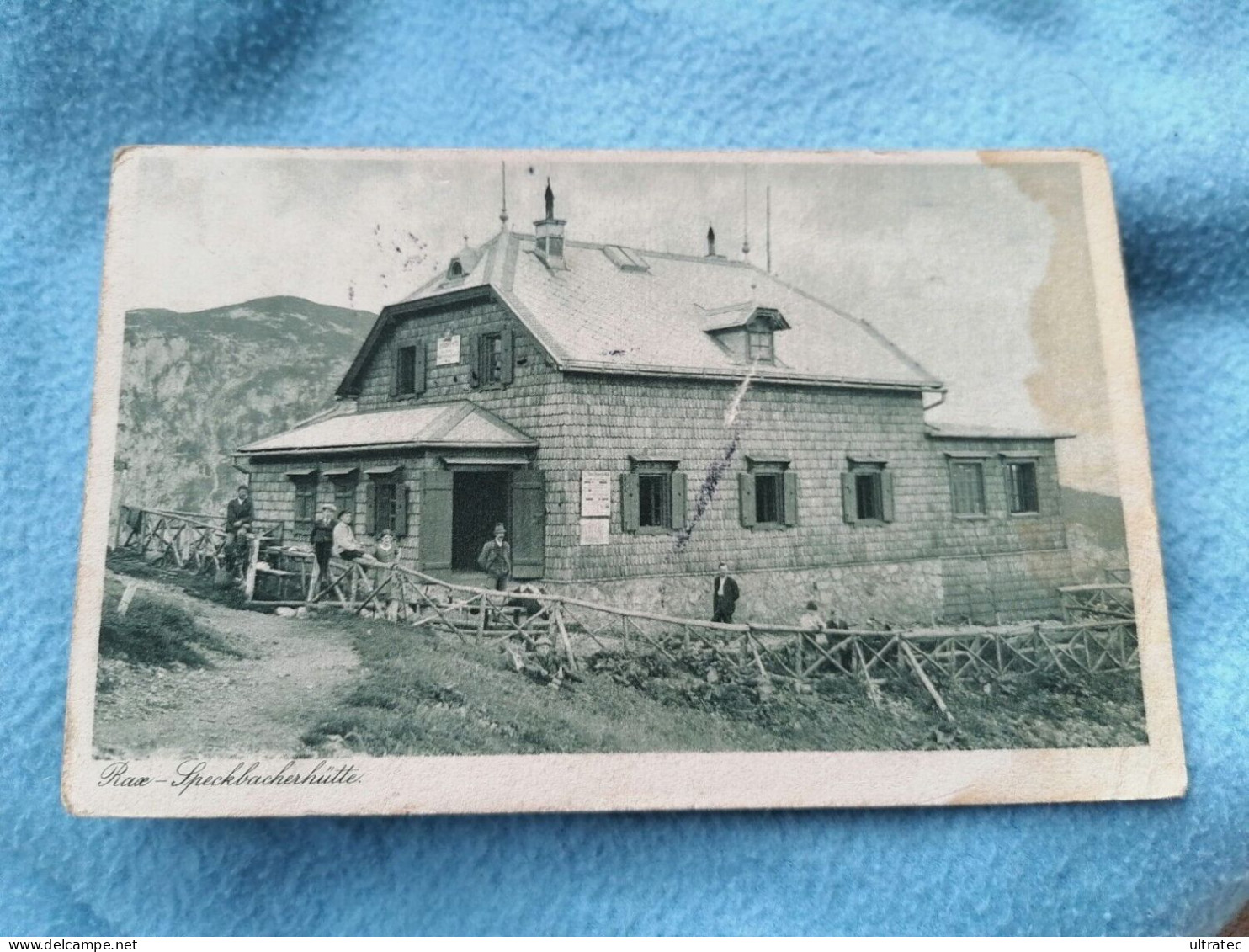 AK "RAX, SPECKBACHERHÜTTE 1922 - STEMPEL MARKE - 1589 M"  SCHÖNE ALTE POSTKARTE VINTAGE ANTIK ANSICHTSKARTE  HEIMAT - Raxgebiet