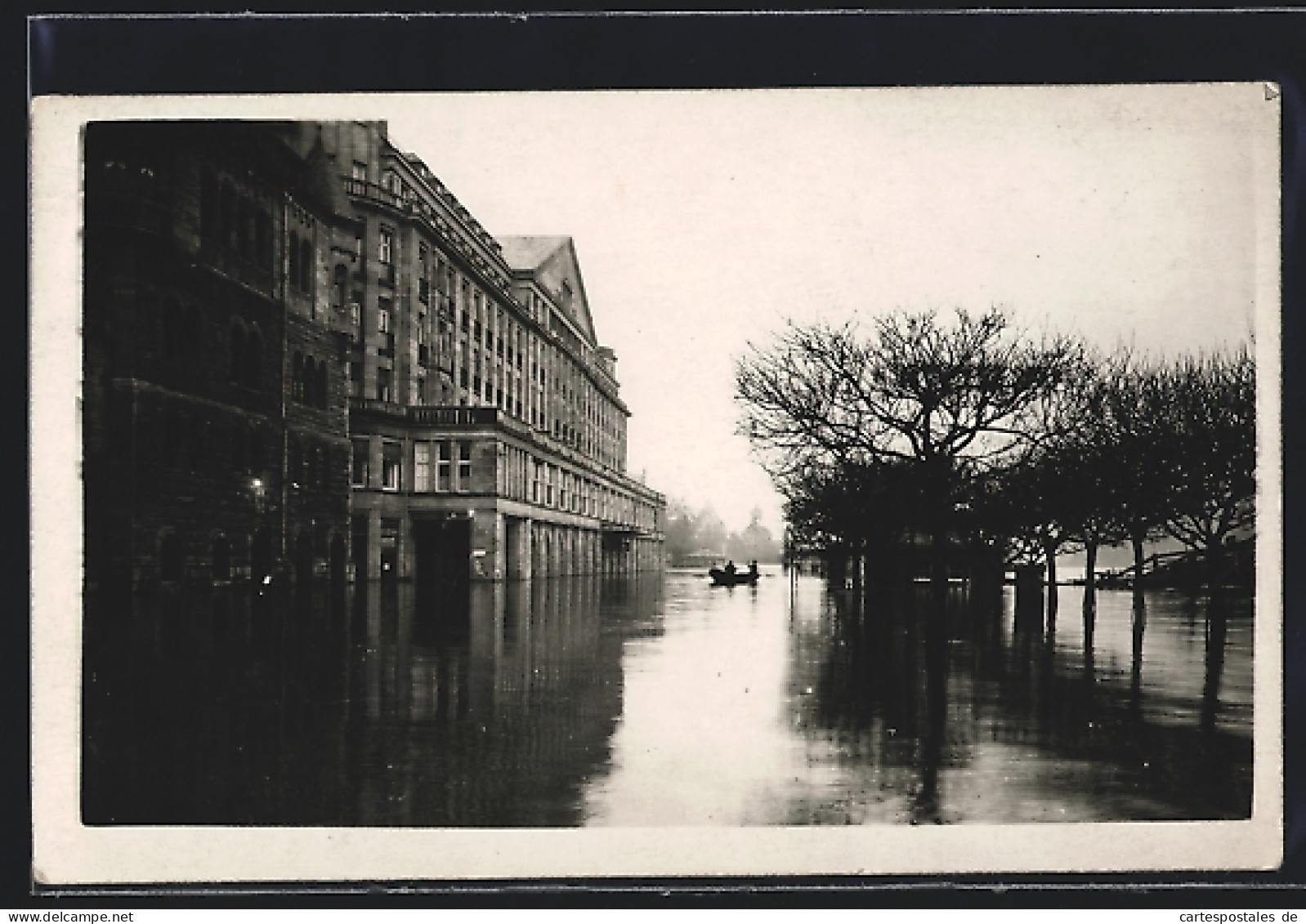 Foto-AK Koblenz, Hochwasser Im Hotel 1920  - Inondations