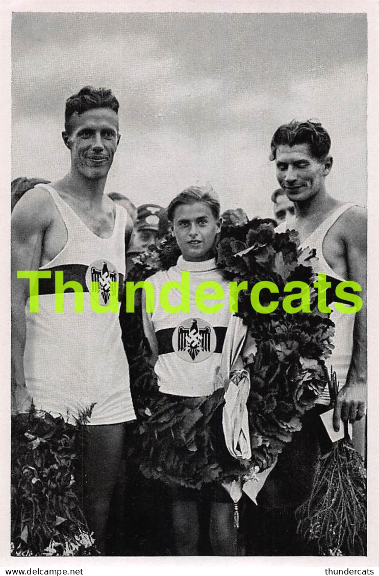 OLYMPIA 1936 IMAGE CHROMO OLYMPICS OLYMPIC GAMES BAND II BILD 107 GUSTMANN ADAMSKI STEUERMANN AREND  - Tarjetas