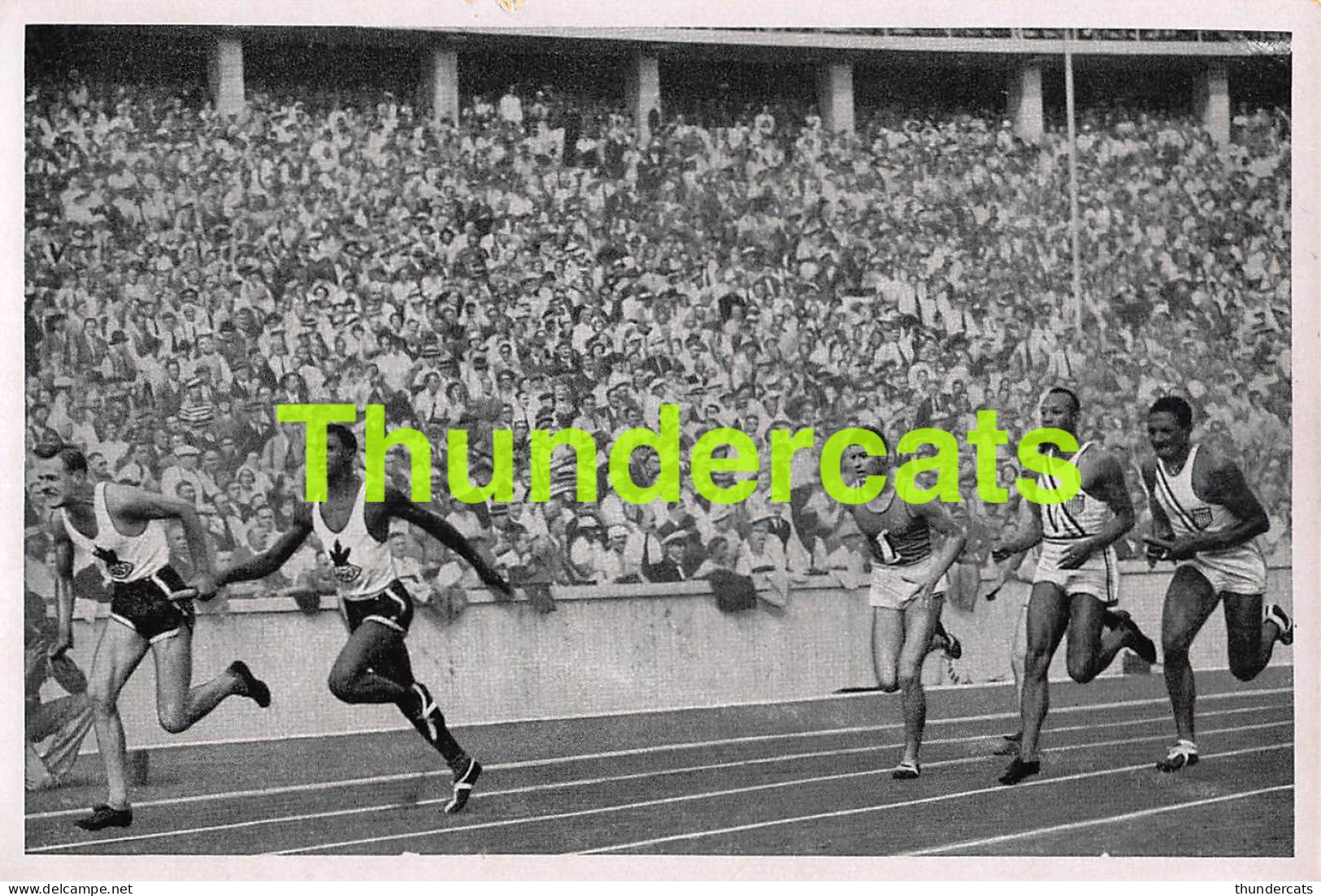 OLYMPIA 1936 IMAGE CHROMO OLYMPICS OLYMPIC GAMES BAND II BILD 49 JESSE OWENS USA - Tarjetas