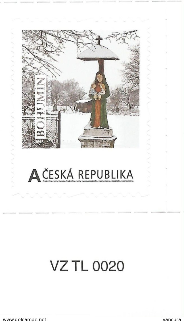 ** Czech Republic Private Design Stamp Madonna Of Zablati Now Part Of Bohumin (Oderberg) 2013 - Christianisme