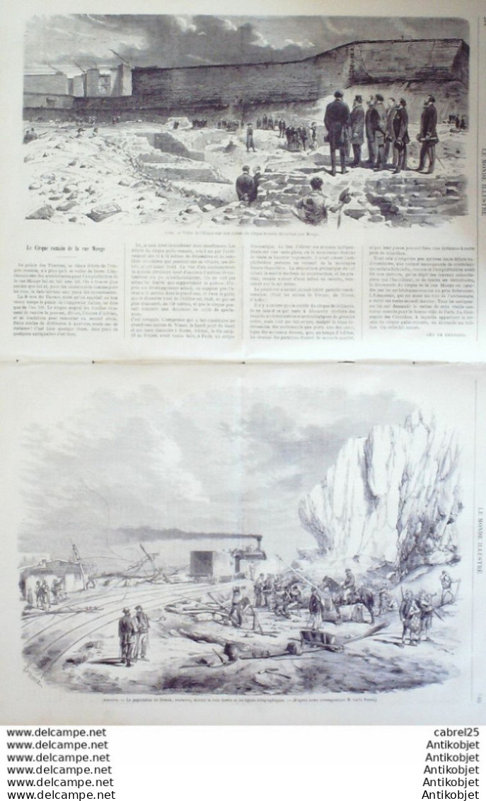 Le Monde Illustré 1870 N°680 Espagne Gracia Jérusalem Italie Rome Roi Naples - 1850 - 1899