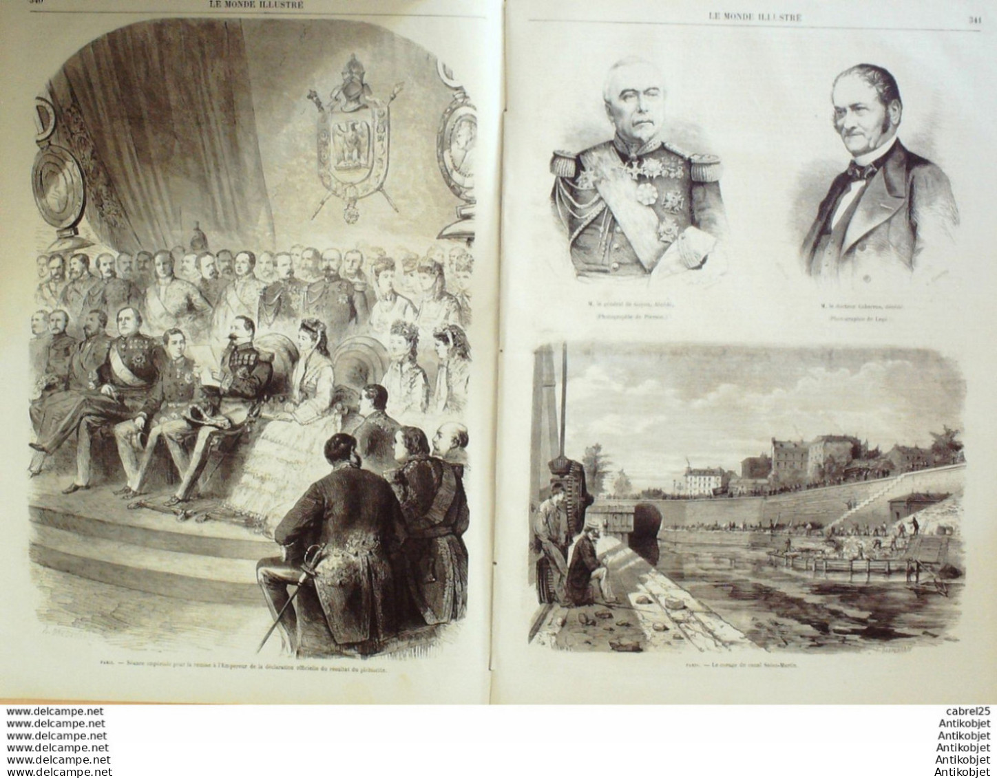 Le Monde Illustré 1870 N°685 Lude (72) Belgique Bruxelles Neuilly (92) Portugal  Canal St Martin - 1850 - 1899