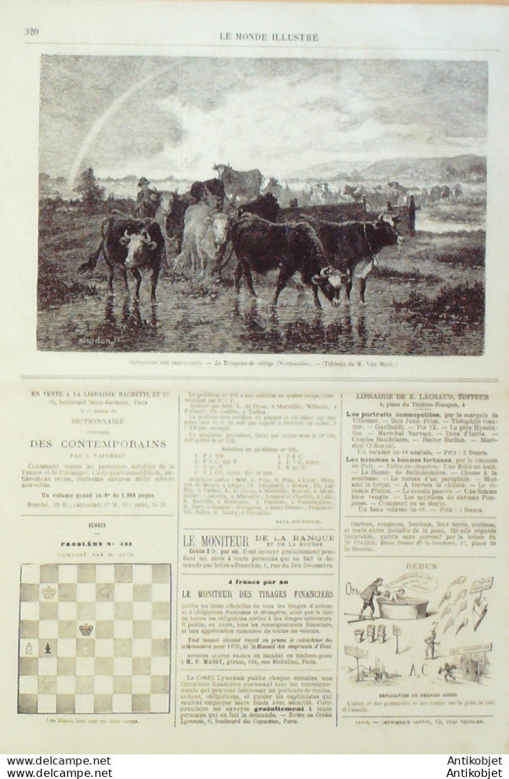Le Monde Illustré 1870 N°683 Plebiscite Grèece Corinthe Espagne Grenade Alhambra Portugal Casal Ribeiro - 1850 - 1899