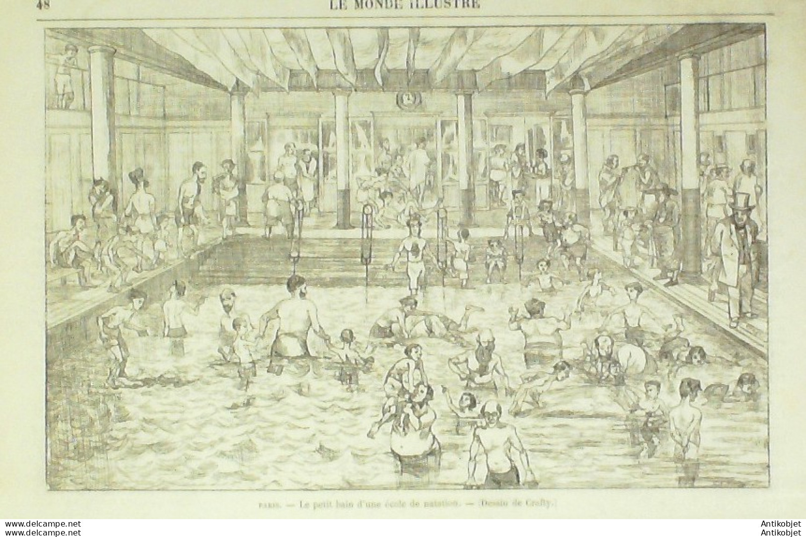 Le Monde Illustré 1870 N°692 Blois (41) Samoreau Montigny-sur-Loing (77) Italie Rome Pie IX St-Gothard - 1850 - 1899