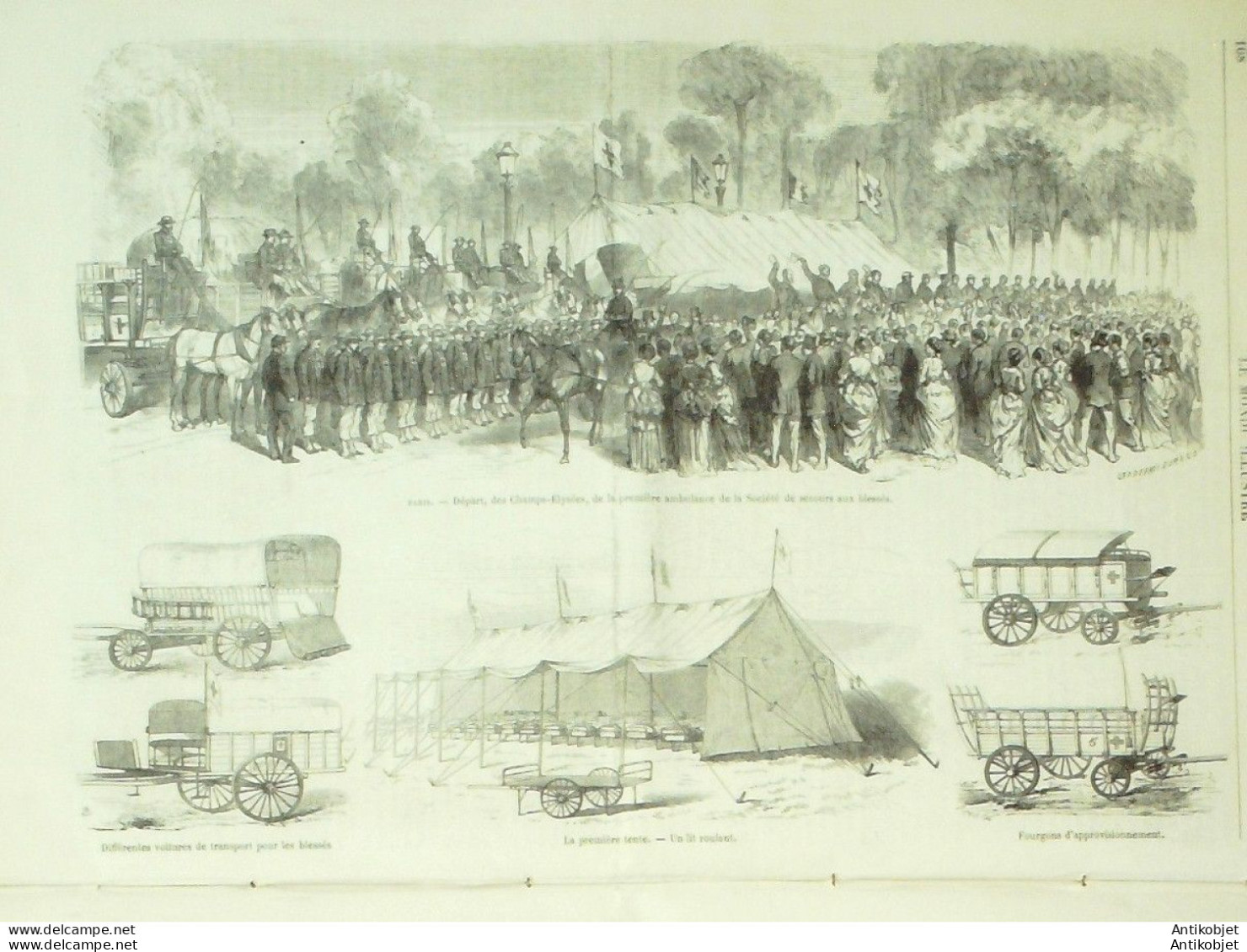 Le Monde Illustré 1870 N°696 Sarrebrûck Bitche (57) Strasbourg (67) Italie Rome St-Pierre - 1850 - 1899