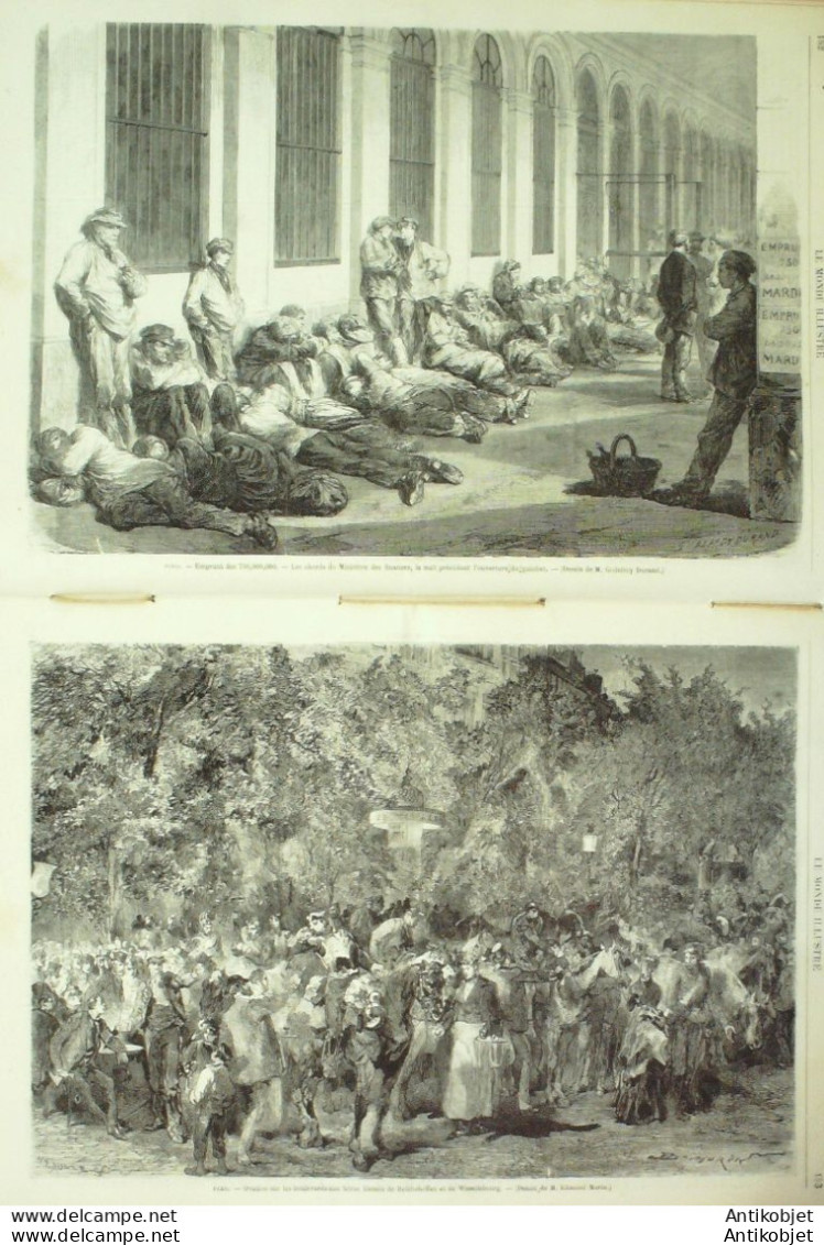 Le Monde Illustré 1870 N°699 Strasbourg (67) Vouziers Burguay Rethel (08) St-Maur (94) - 1850 - 1899