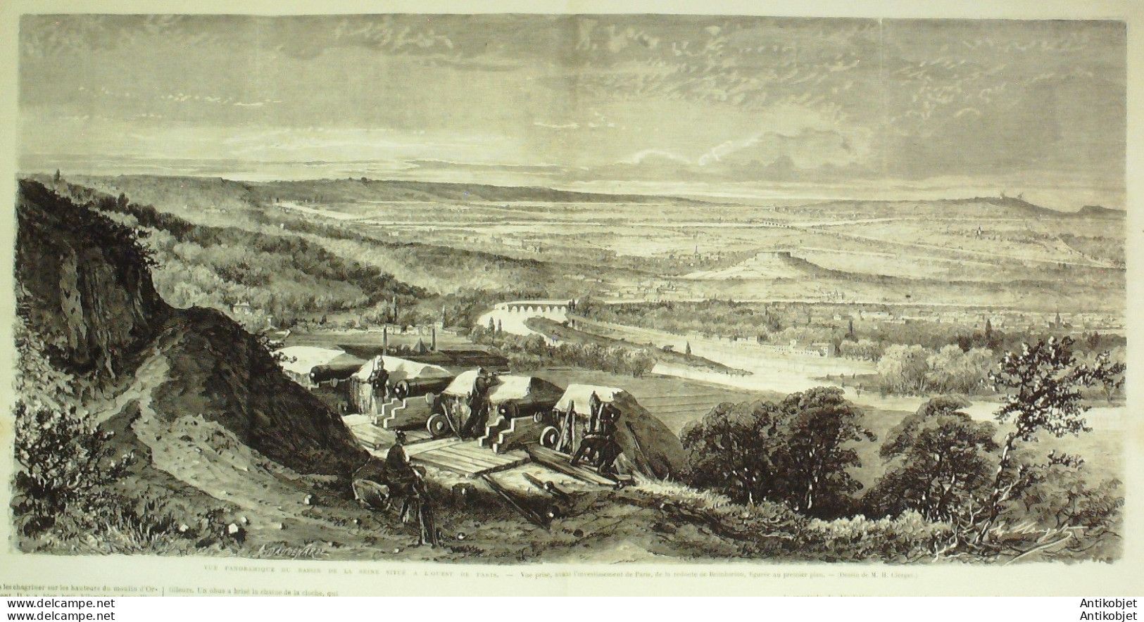 Le Monde Illustré 1870 N°710 Seine Bassin Suresnes (92) Bondy (93) Paris Assiégé Jardins Des Plantes Pour Bétal  - 1850 - 1899