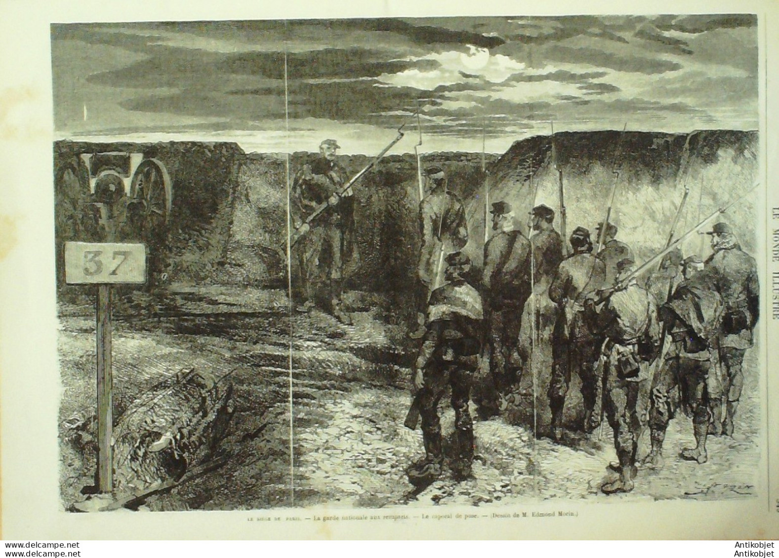 Le Monde illustré 1870 n°711 St-Ouen (95) Bagatelle (92) Versailles (78) 