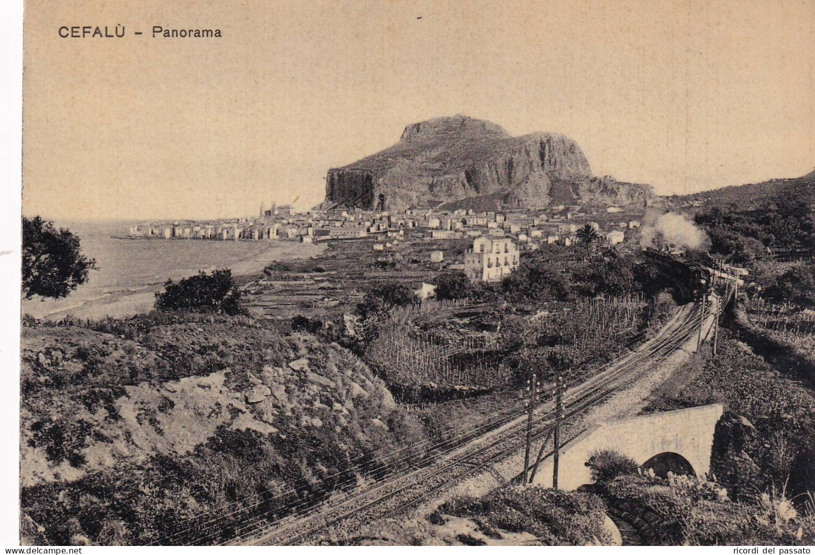 Cartolina Cefalù ( Palermo ) Panorama - Palermo