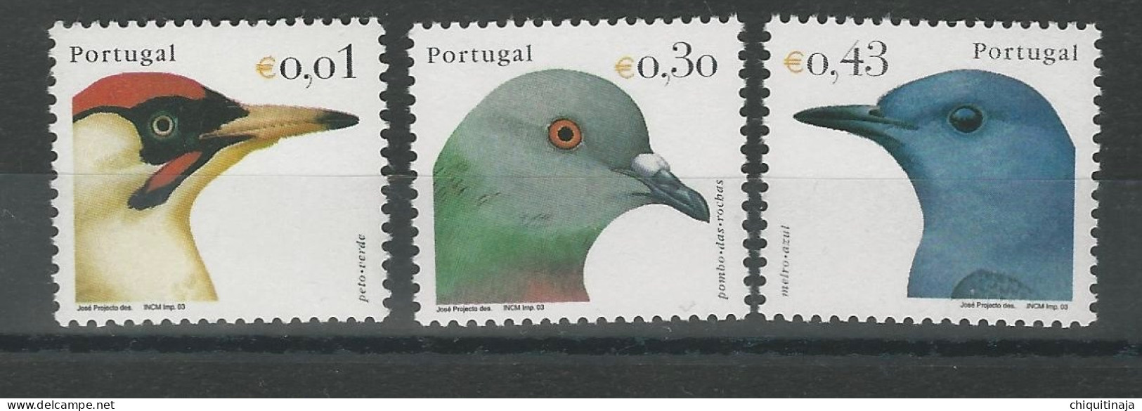 Portugal 2003 “Aves” MNH/** - Nuovi