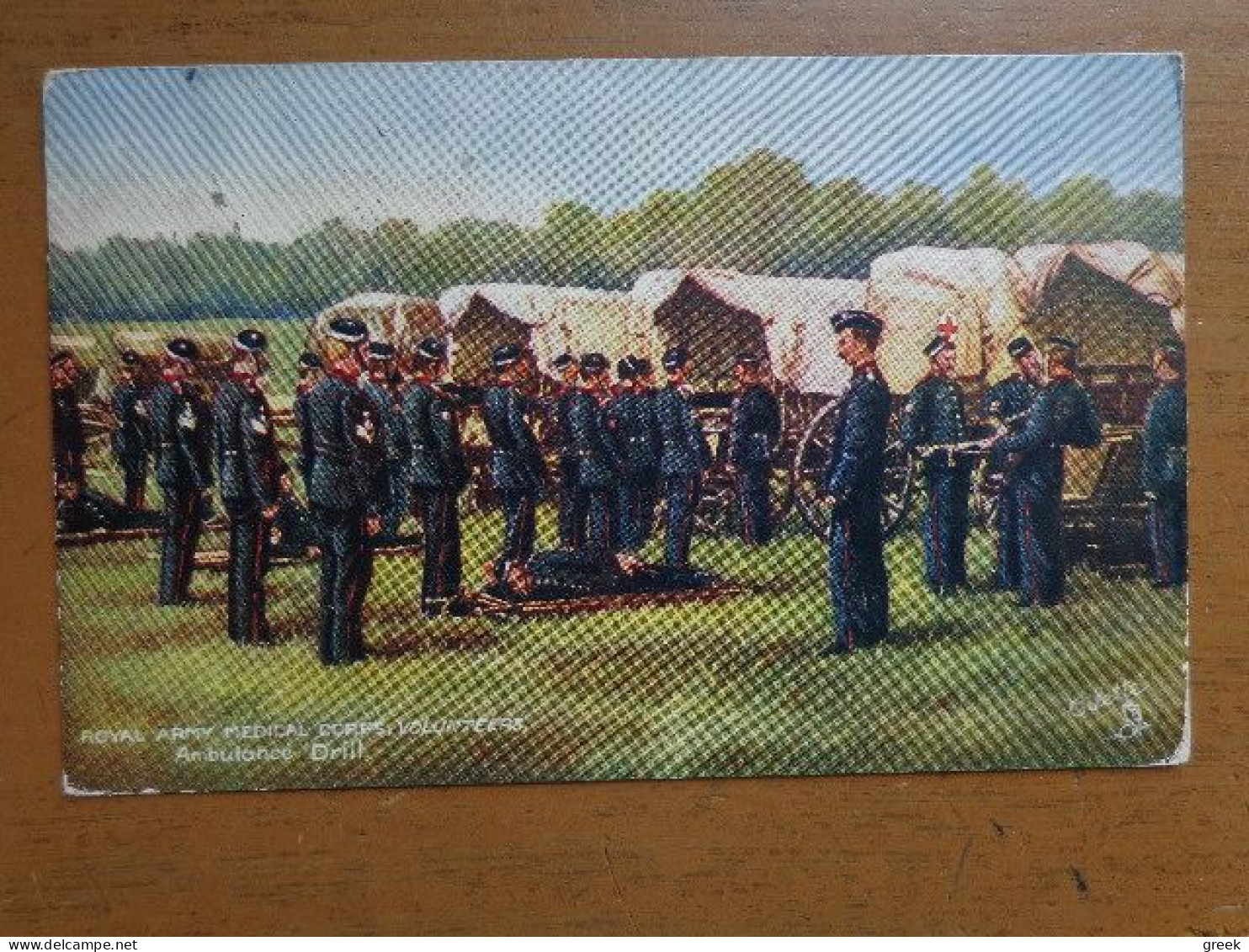 Militaria / Royal Army Medical Corps, Volunteers, Ambulance Drill --> Beschreven - Personen