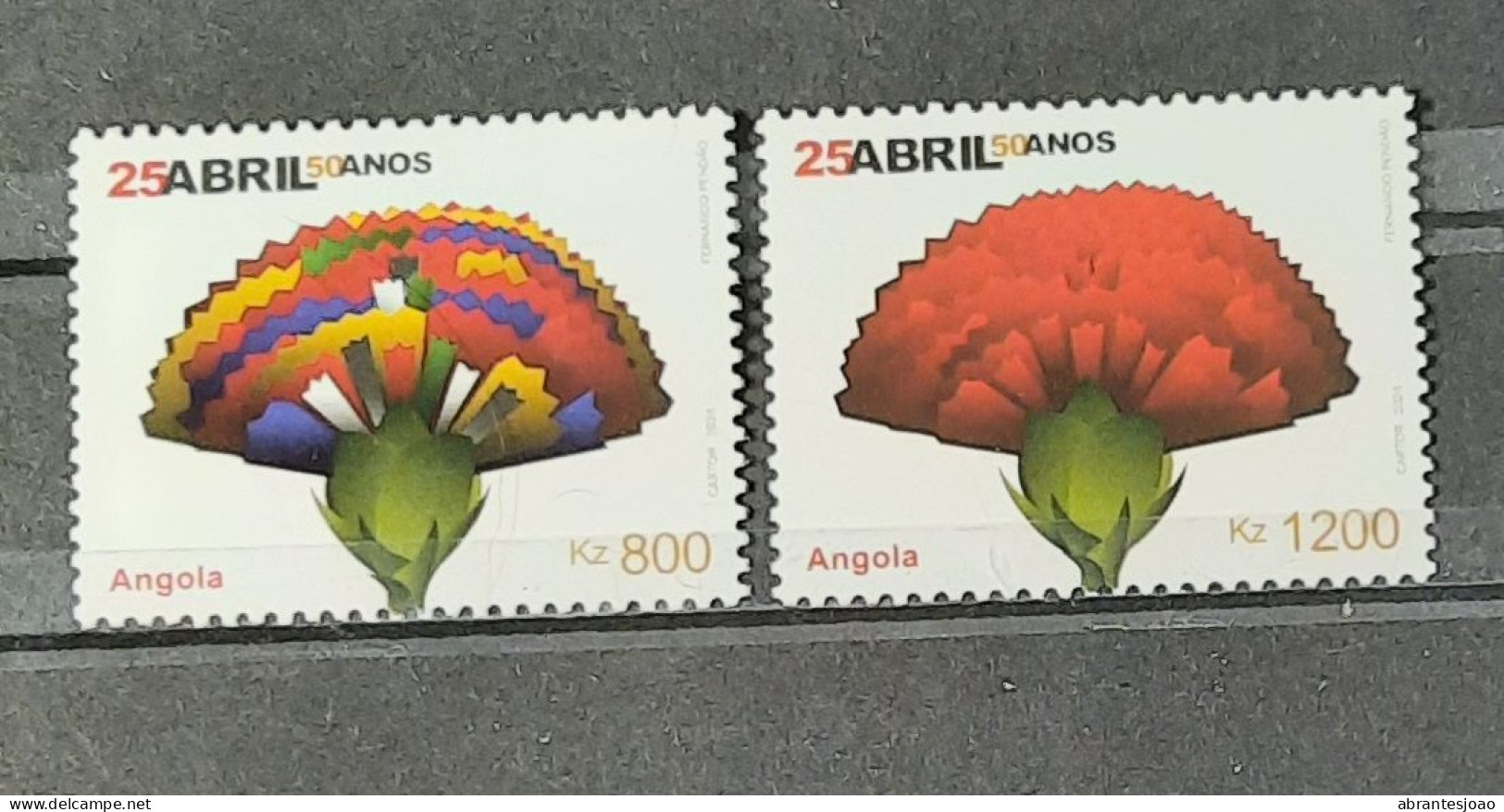 2024 - Angola - 50 Years Of 25th April (Joint With Cape Verde And Portugal) - MNH - 2 Stamps - Angola