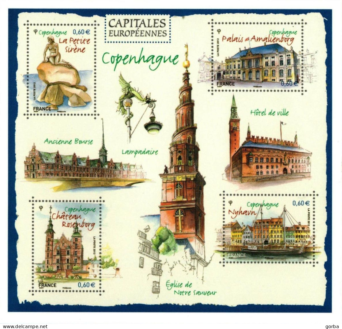 *Carte Maximum Entier Postal - Capitale D'Europe - COPENHAGUE - Neuve - Pseudo-interi Di Produzione Ufficiale