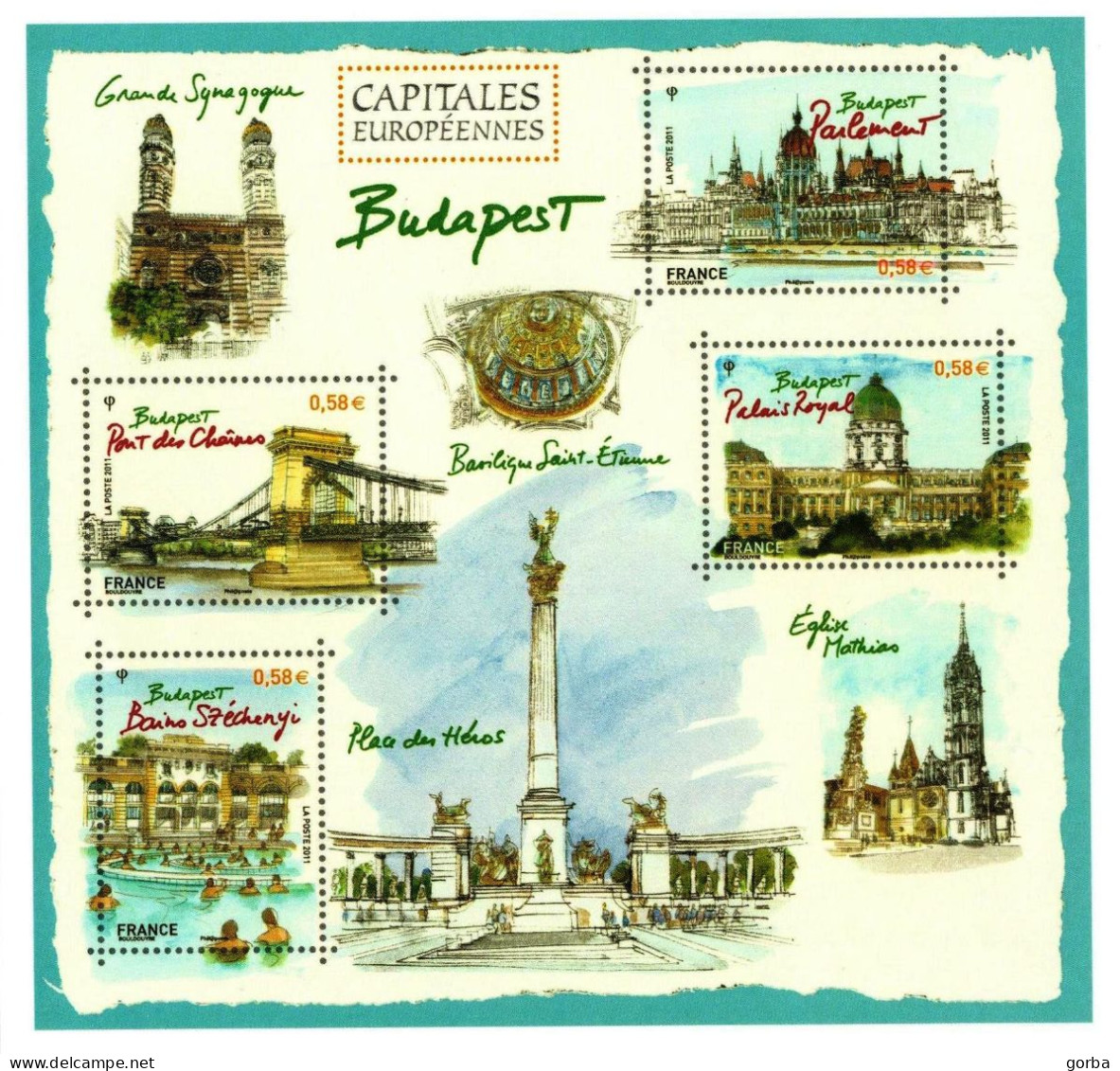 *Carte Maximum Entier Postal - Capitale D'Europe - BUDAPEST - Neuve - Pseudo-entiers Officiels