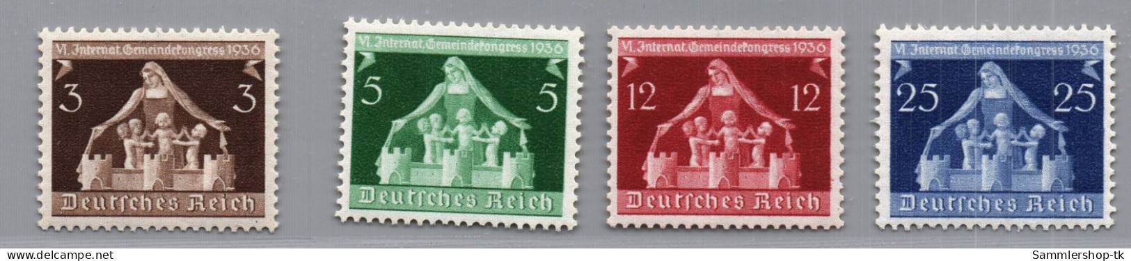 Deutsches Reich Michel Nummer 617 - 620 Postfrisch - Otros & Sin Clasificación