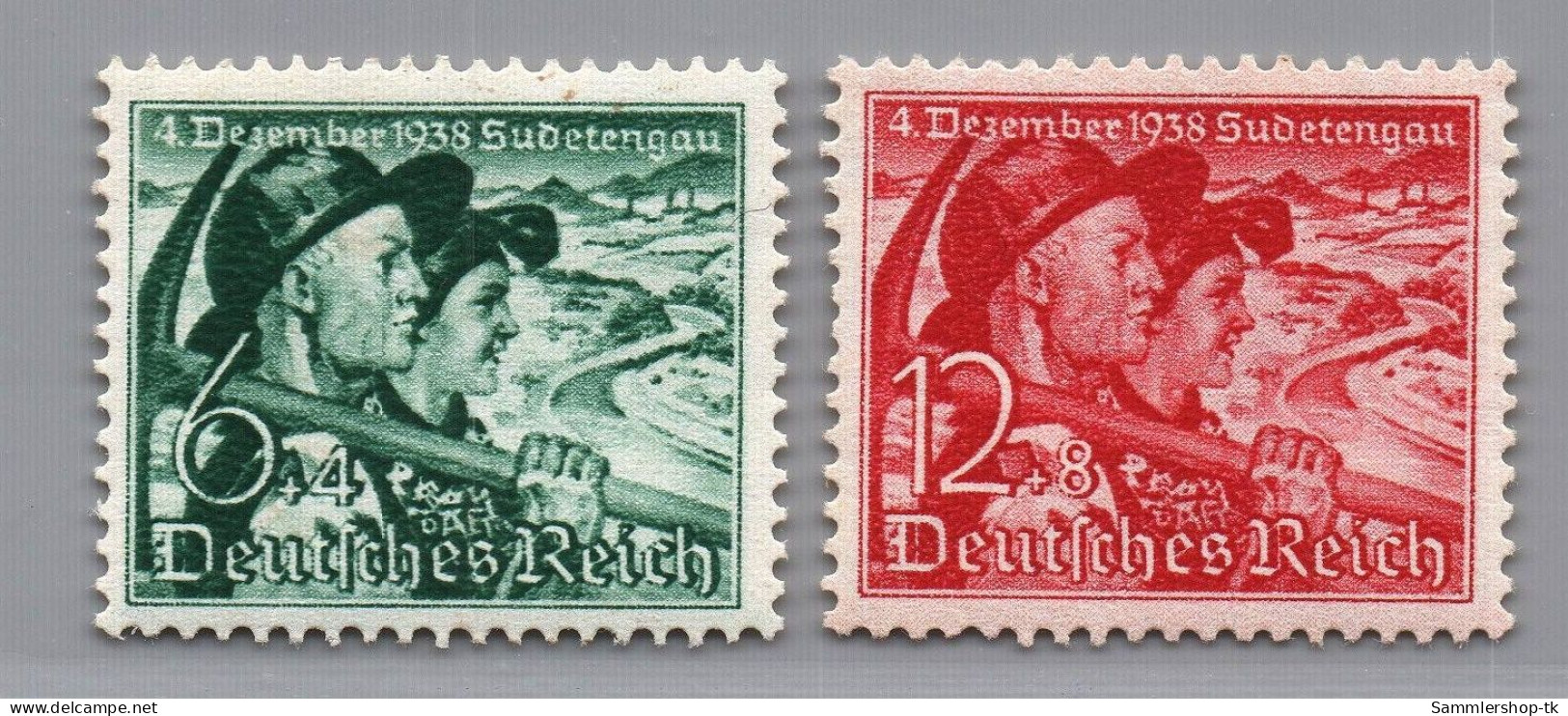 Deutsches Reich Michel Nummer 684 X + 685 Postfrisch - Other & Unclassified