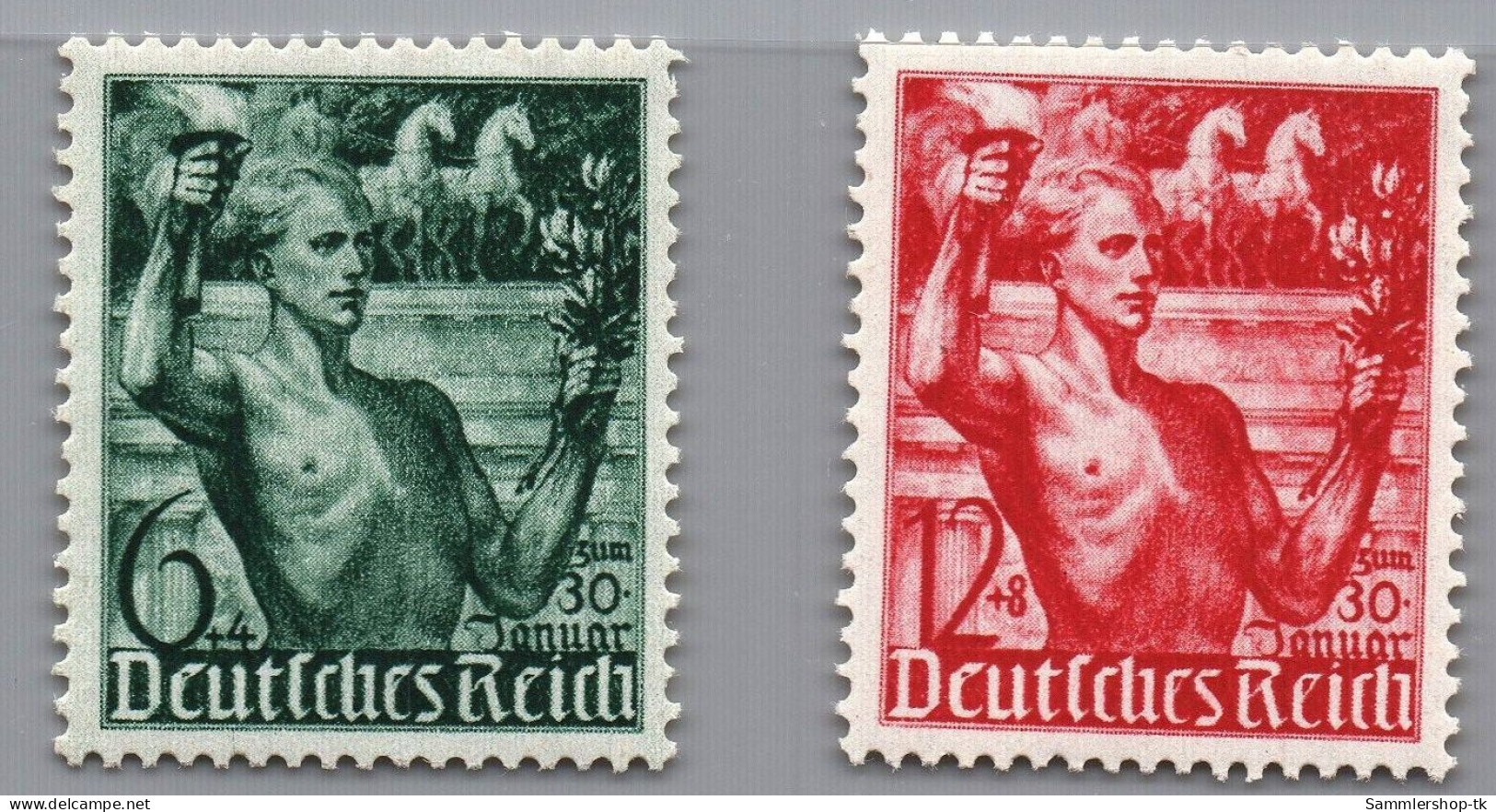 Deutsches Reich Michel Nummer 660 + 661 Postfrisch - Otros & Sin Clasificación