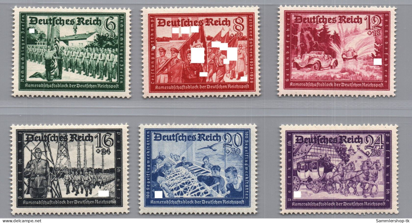 Deutsches Reich Michel Nummer 773 - 778 Postfrisch - Other & Unclassified