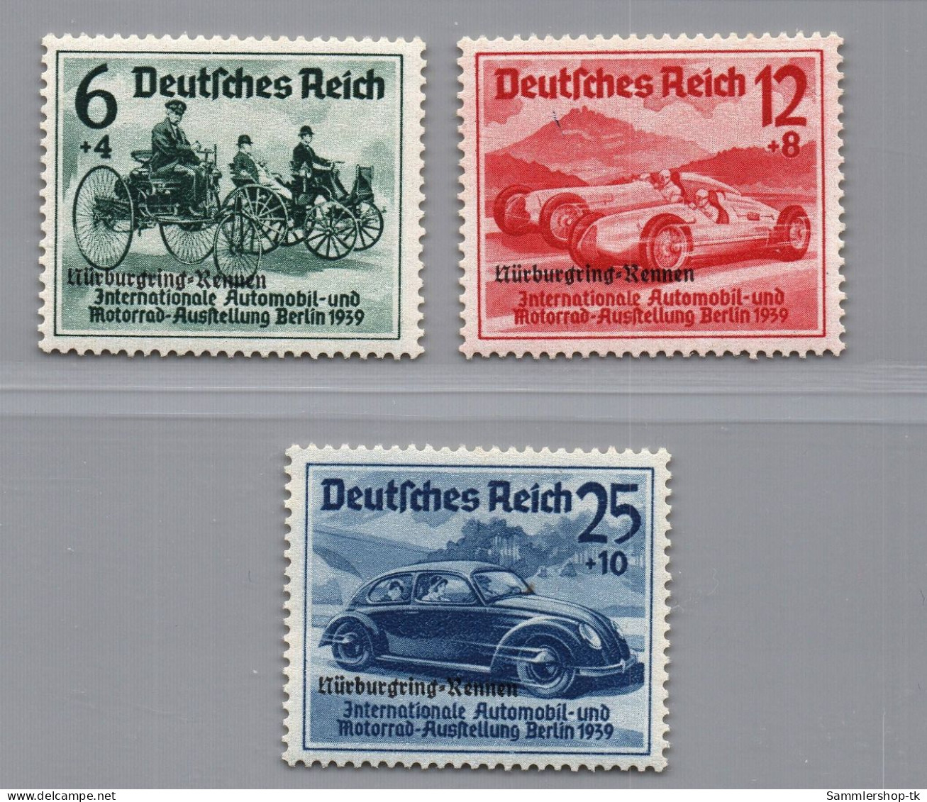 Deutsches Reich Michel Nummer 695 - 697 Postfrisch - Otros & Sin Clasificación