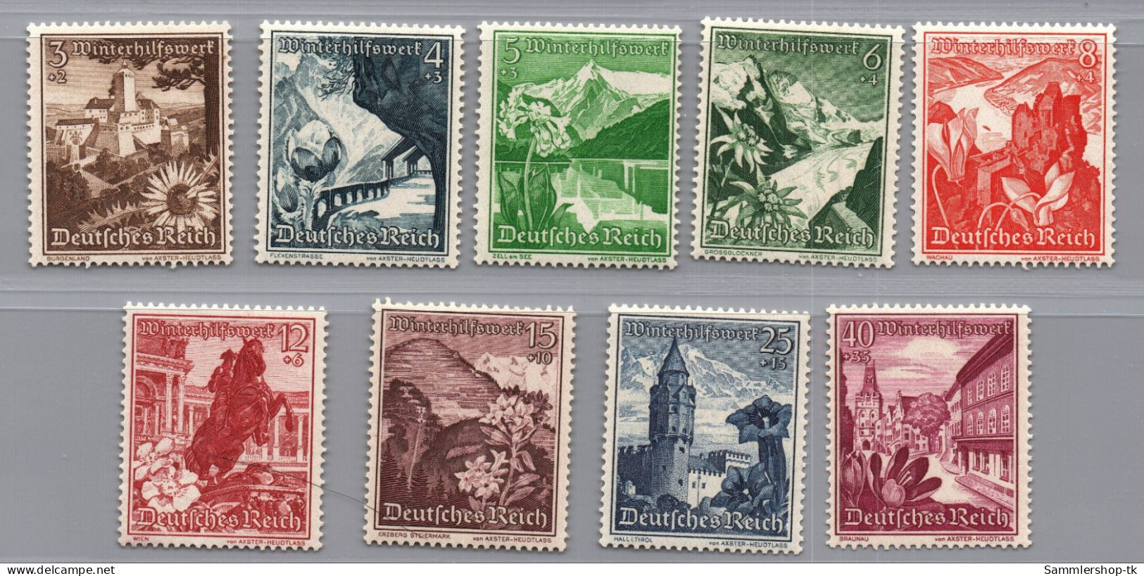Deutsches Reich Michel Nummer 675 - 683 Postfrisch - Sonstige & Ohne Zuordnung