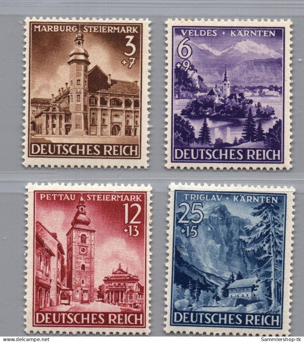 Deutsches Reich Michel Nummer 806 - 809 Postfrisch - Autres & Non Classés