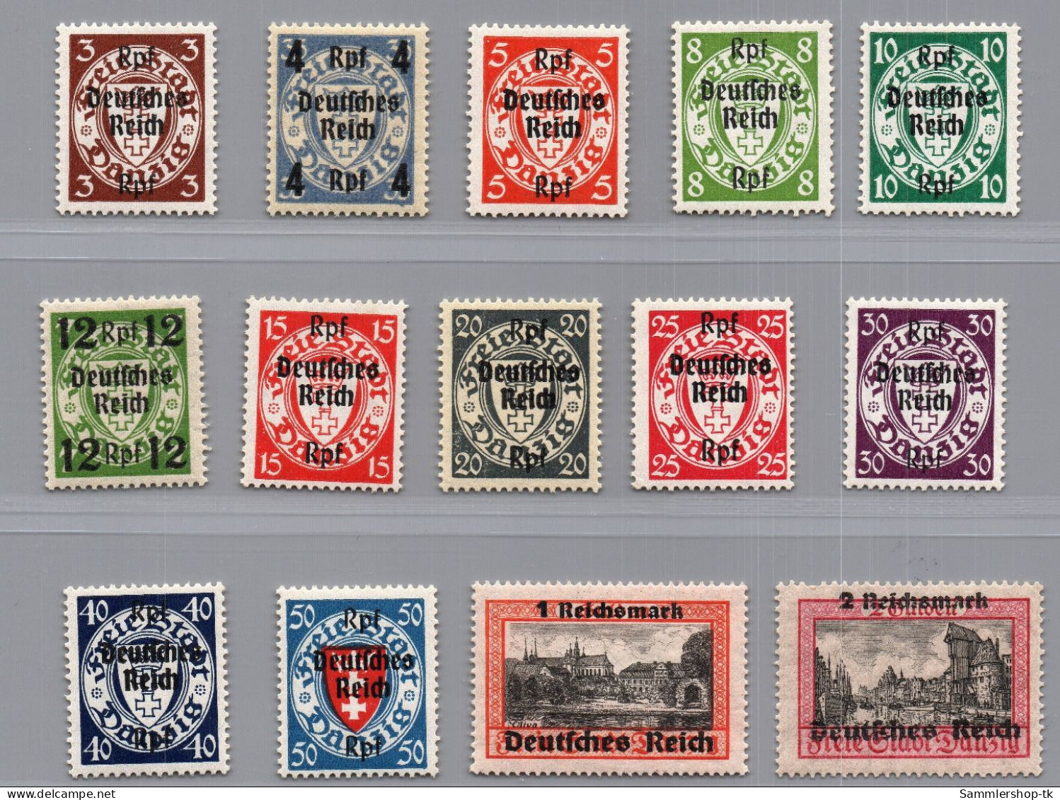 Deutsches Reich Michel Nummer 716 - 729 Postfrisch - Other & Unclassified