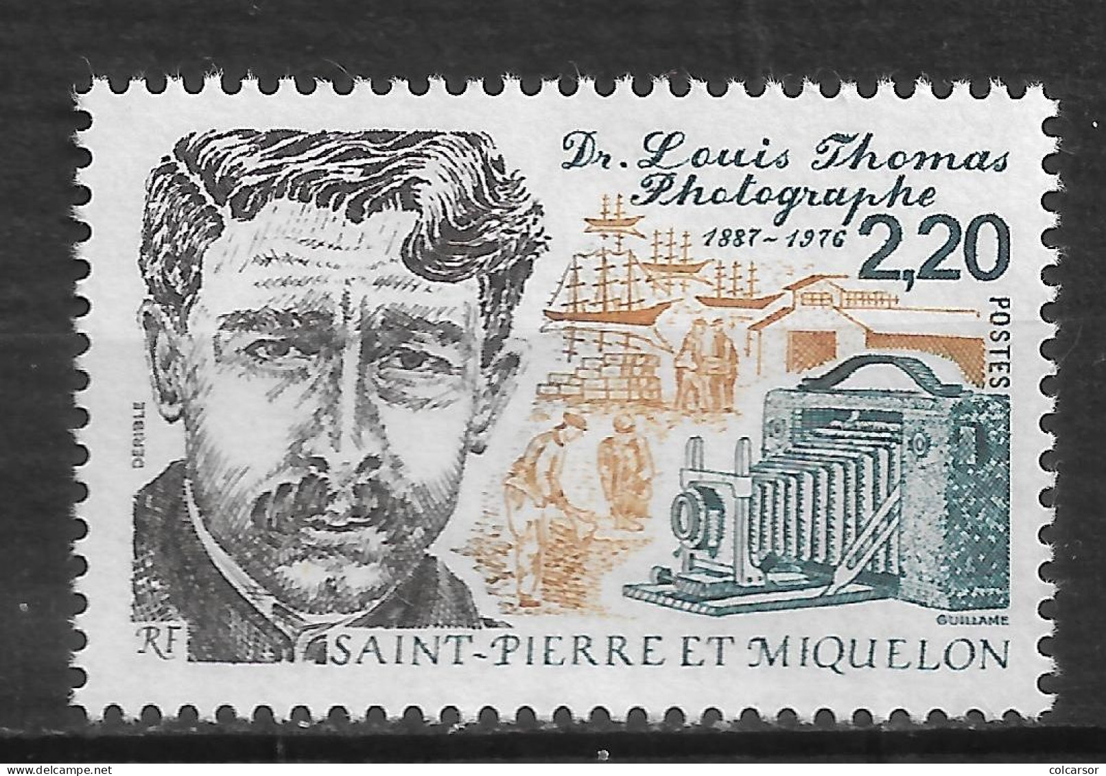 SAINT PIERRE ET MIQUELON N°   488 "  THOMAS " - Unused Stamps