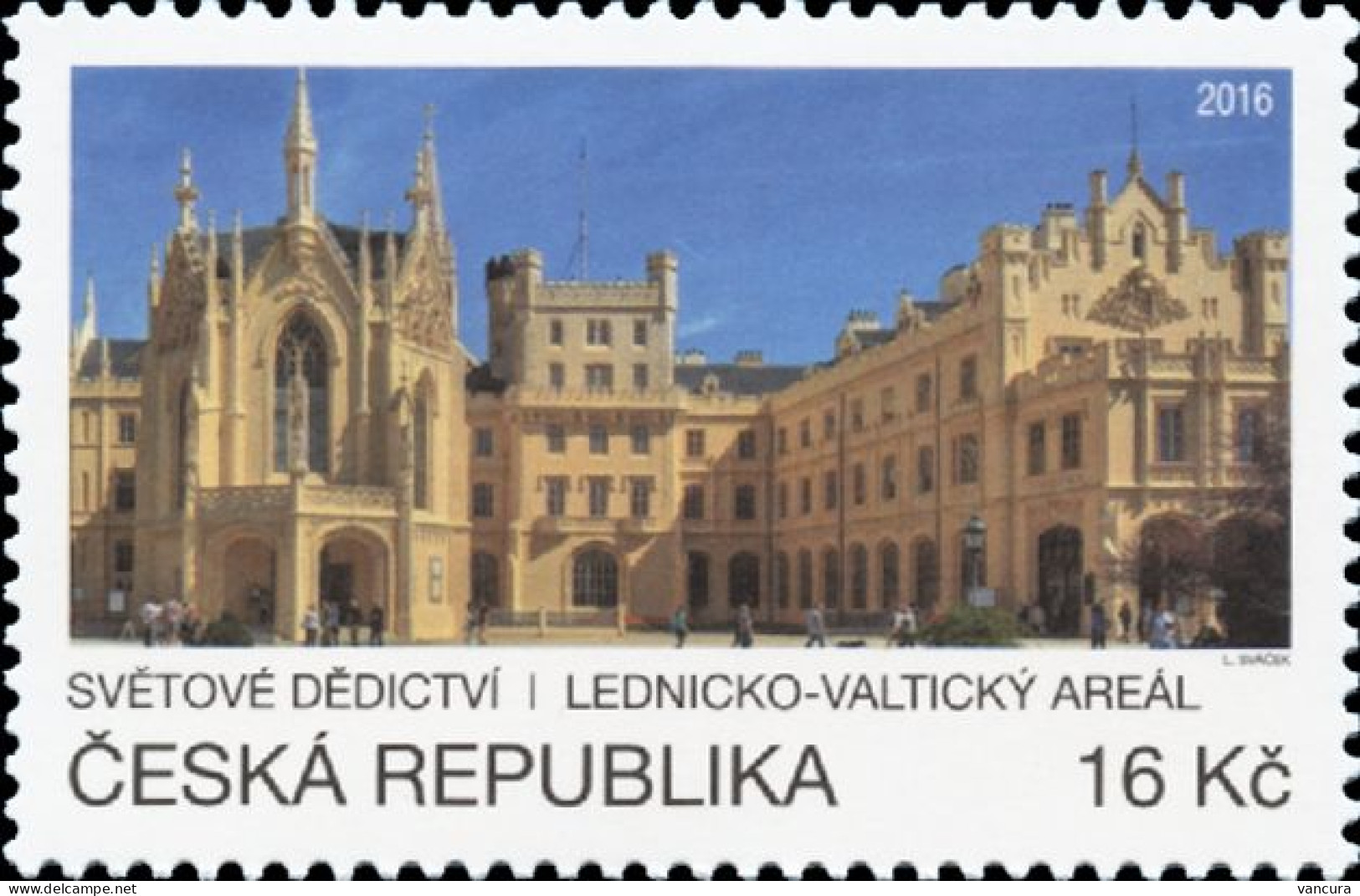 ** 900 - 1 Czech Republic Prague Castle With Charles Bridge And Valtice/lednice Area 2016 - Unused Stamps
