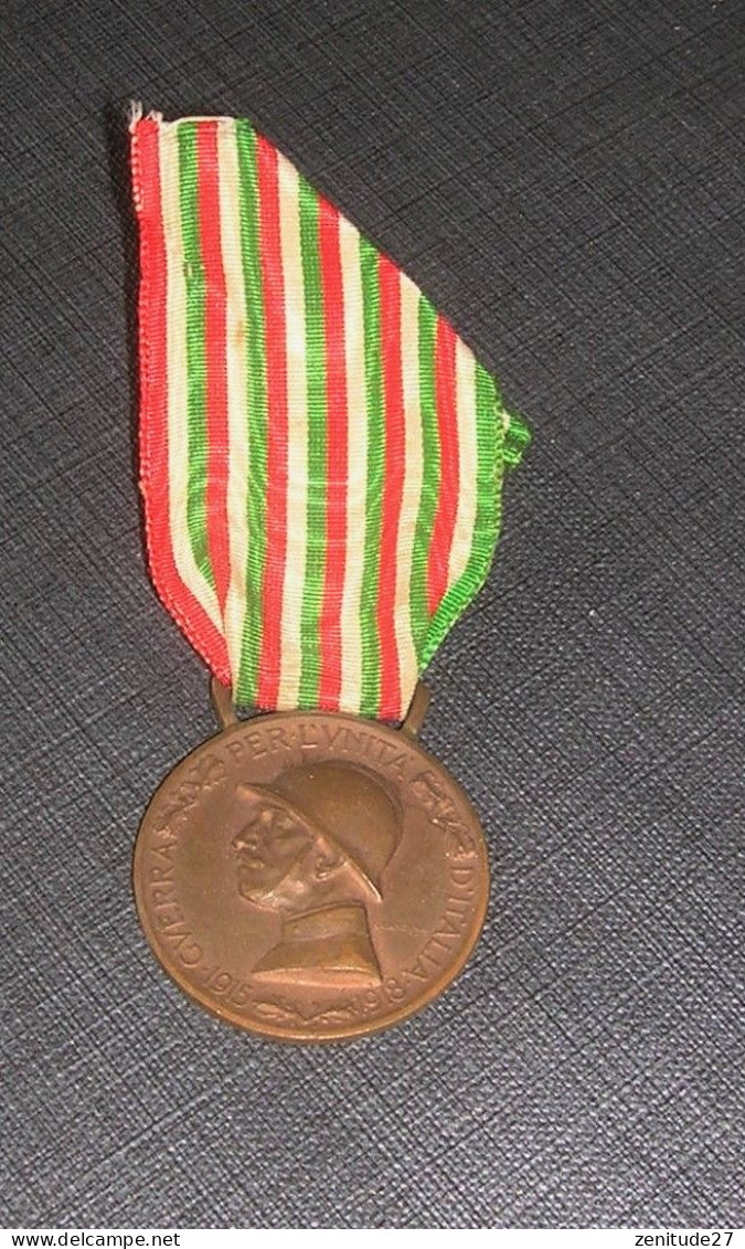 Médaille Guerra Per L'Unita D'Italia - 1915 / 1918 - Italia