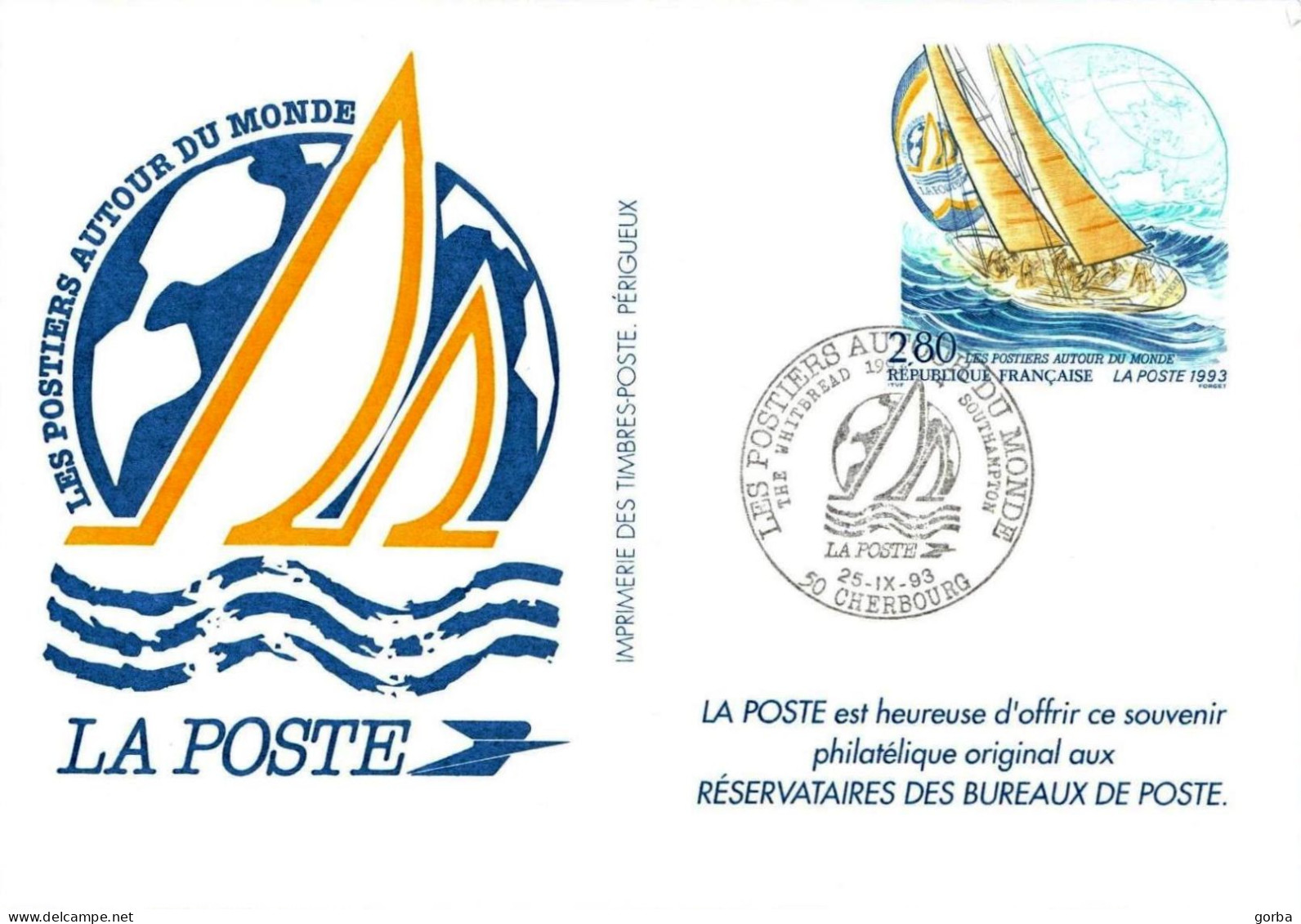 *Carte Postale Entier Postal - Les Postiers Autour Du Monde - Cartes Postales Types Et TSC (avant 1995)