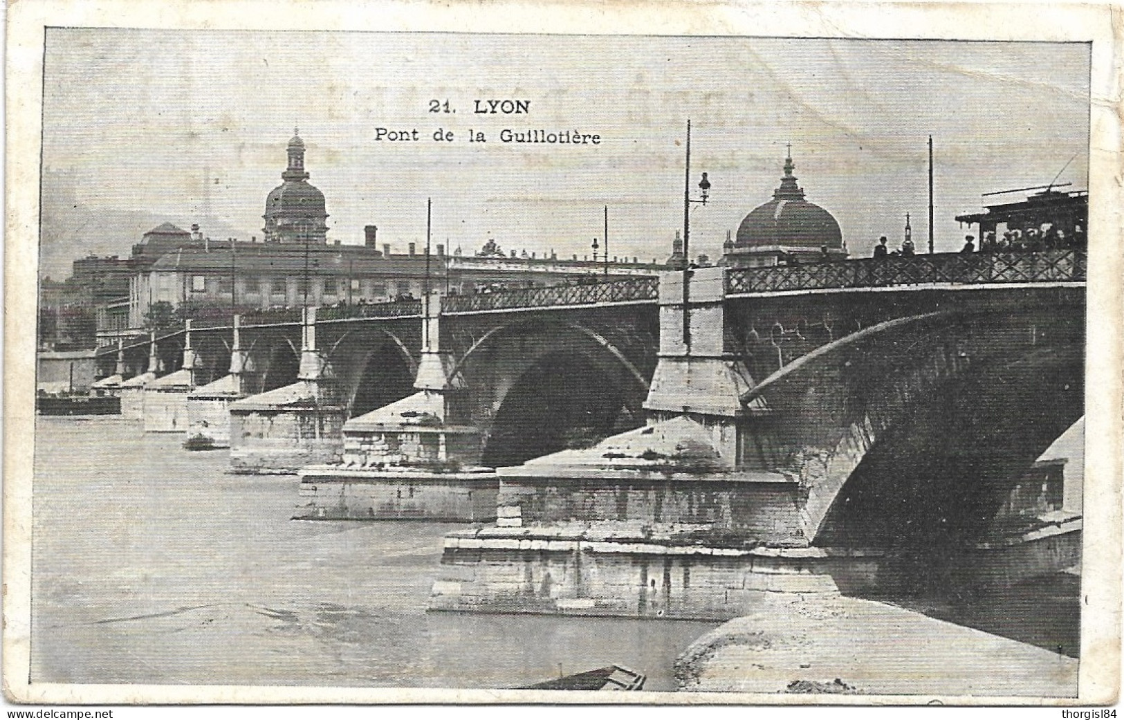 69 - LYON Pont De La Guillotière écrite Timbrée - Sonstige & Ohne Zuordnung
