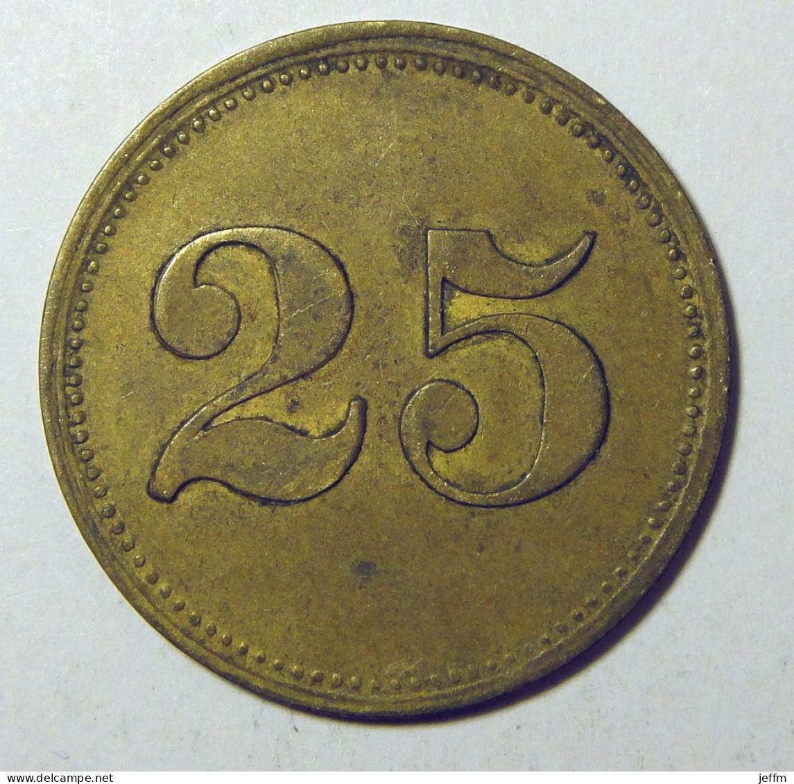 Alsace - Strasbourg - W. Korsmeier - 25 Pf. - Monedas / De Necesidad