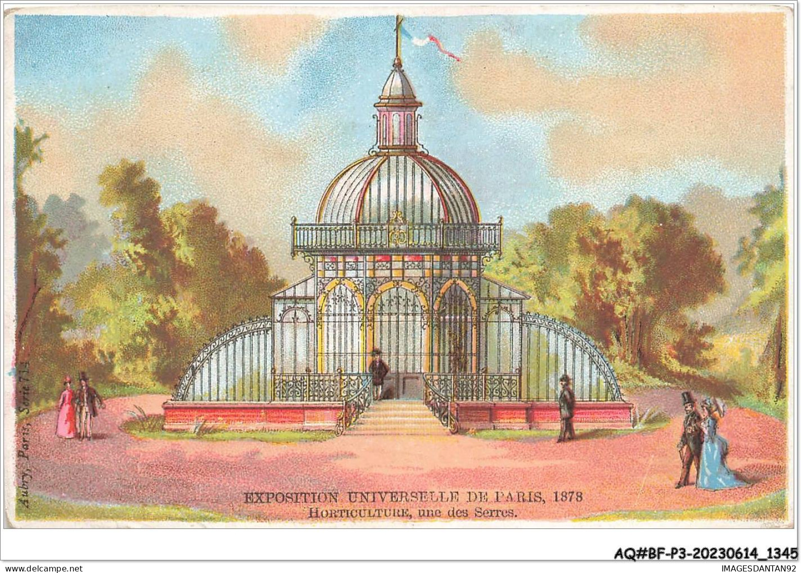AQ#BFP3-CHROMOS-0670 - EXPOSITION UNIVERSELLE DE PARIS 1878 - Horticulture, Une Des Serres - Otros & Sin Clasificación