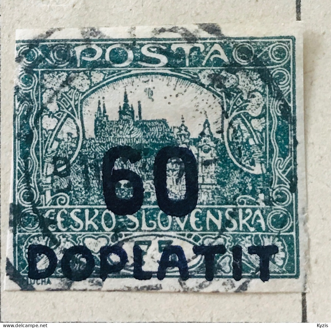 Hradcany Tchécoslovaquie - 1919 - BEAU DÉFAUT - - Used Stamps