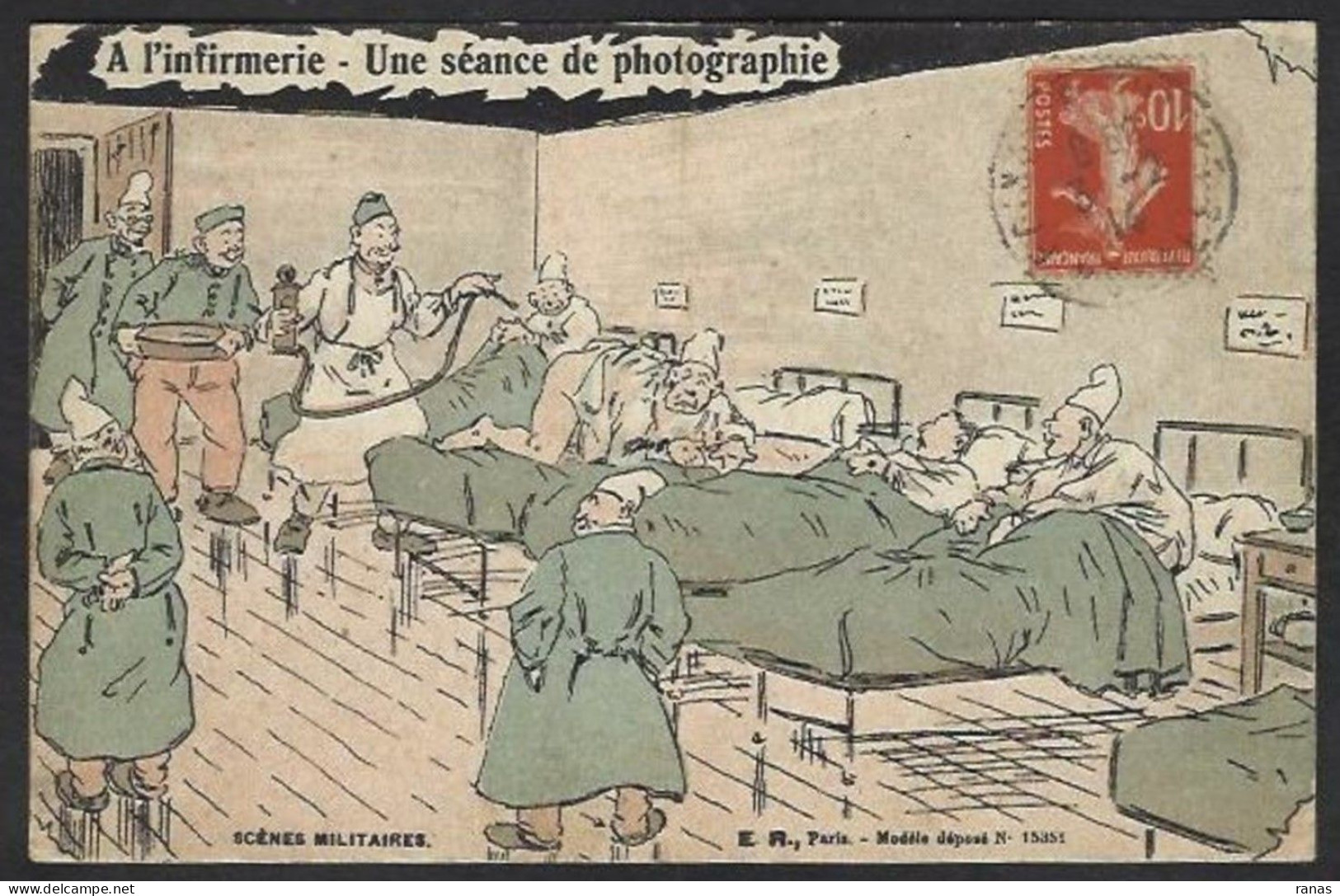 CPA Clystère Lavement Circulé Pot De Chambre Photographie - Gesundheit