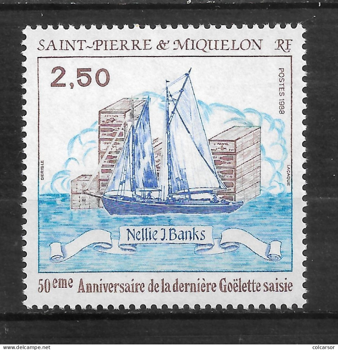 SAINT PIERRE ET MIQUELON N°   492 "  SAISIE DE BATIMENT " - Nuevos