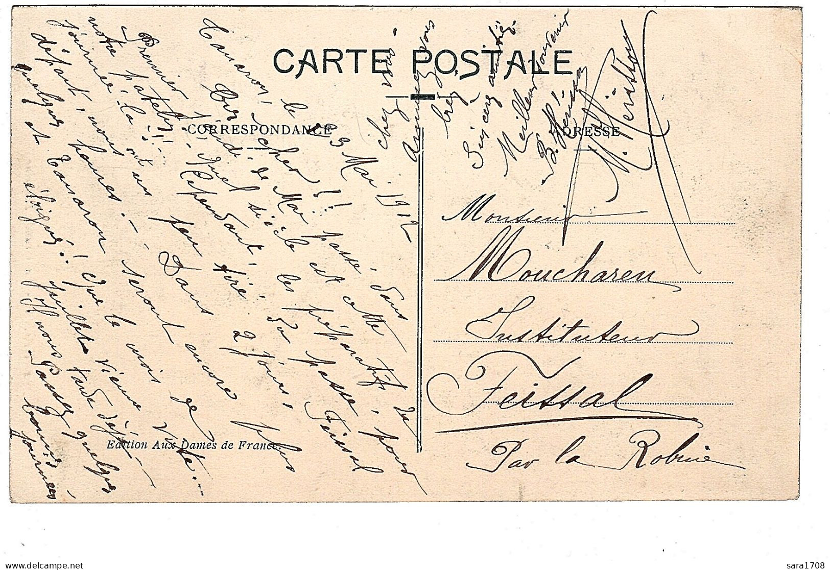 04 DIGNE, La Grande Fontaine. éditeur AUX DAMES DE FRANCE. 2 SCAN. - Digne