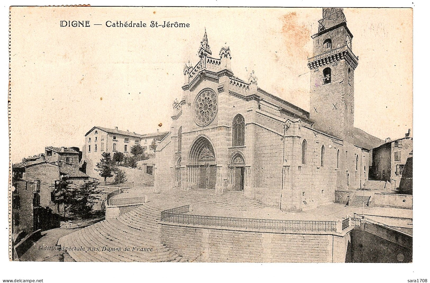 04 DIGNE, Cathédrale St Jérôme. 2 SCAN. - Digne