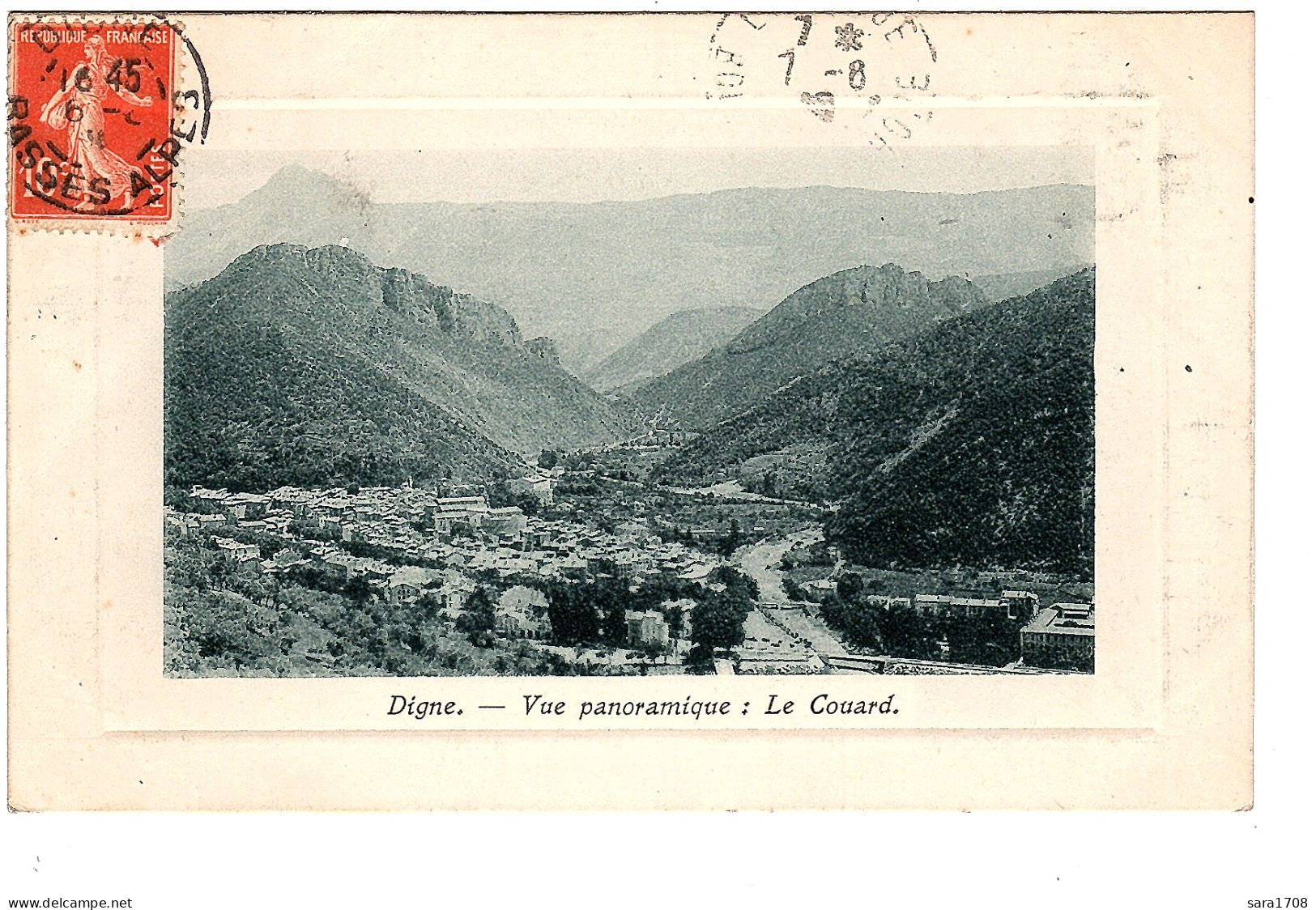 04 DIGNE, Le COUARD. éditeur SANS. 2 SCAN. - Digne